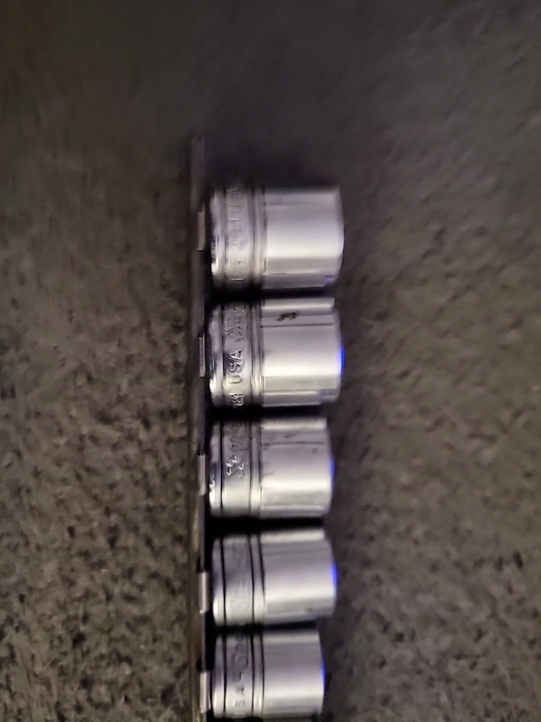 11 Pcs Snap On Socket Set 6 Pt Shallow 3/8” FS081-FS281 Sae