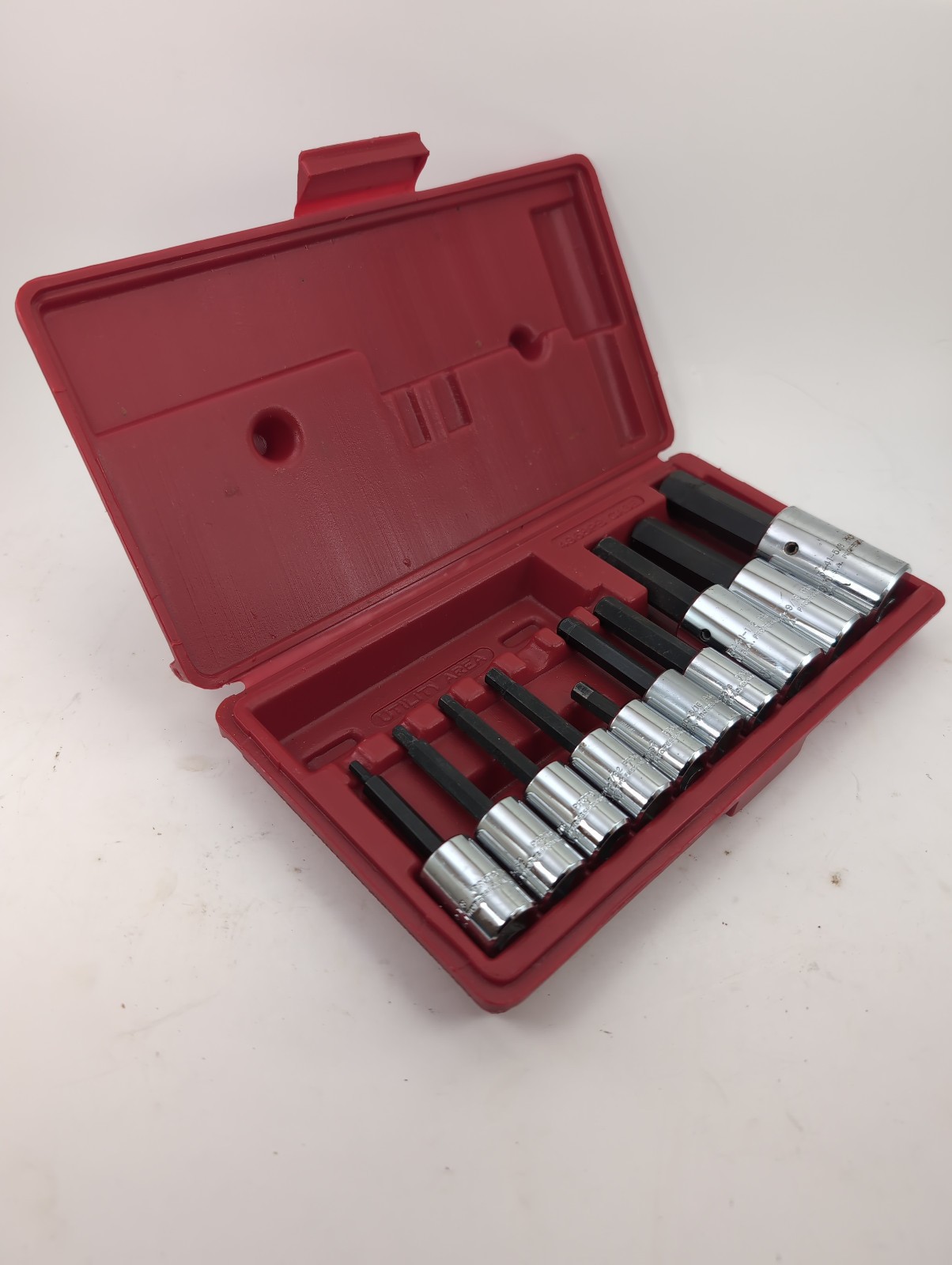Proto 10pc 1/2″ & 3/8″ Drive SAE Hex Bit Socket Set w/Original Case Made in USA