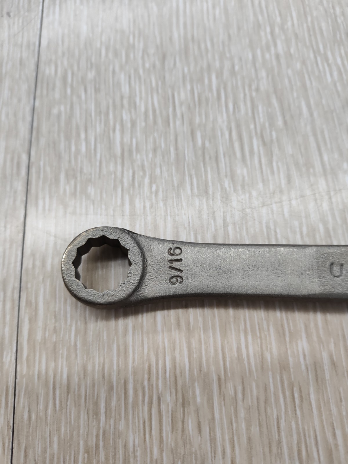 AMPCO W-3150 Box End Wrench: Natural, 9/16 in_5/8 in Head Size
