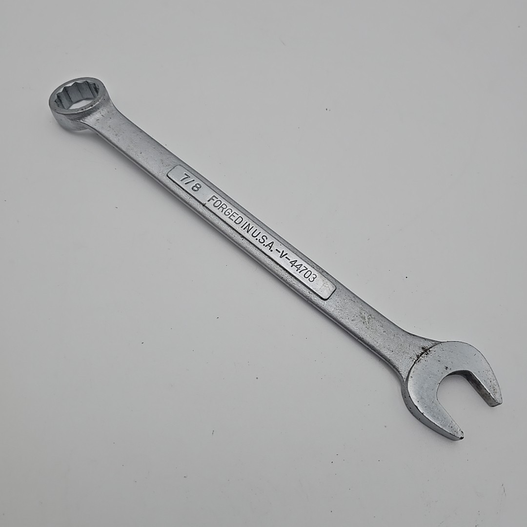 Craftsman 7/8in. Combination Wrench Vintage V 44703 Made in USA