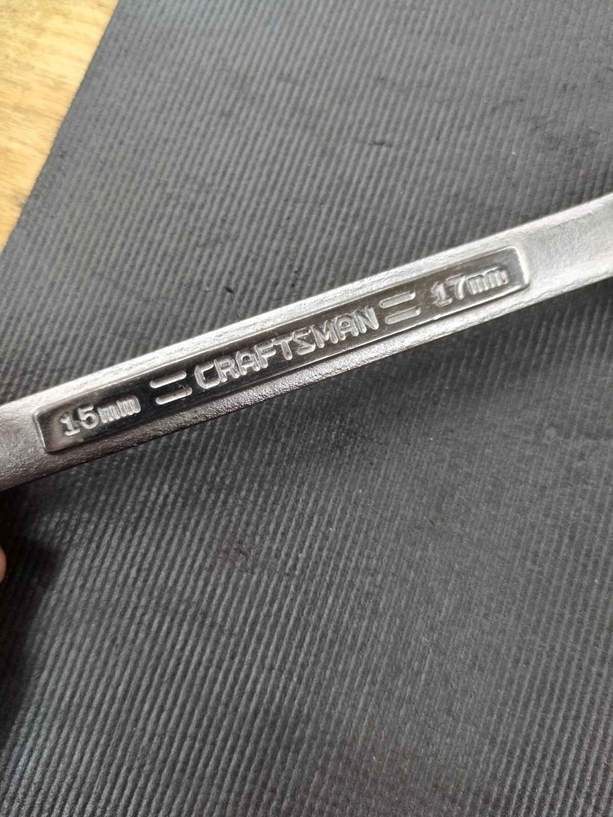 Craftsman Tools 15mm x 17mm Flare Nut Line Wrench # 44178 VA Forged in USA