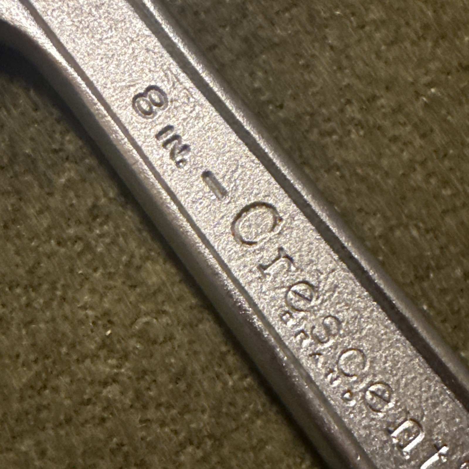 Vintage Crescent 8″ Adjustable Wrench Crestoloy Steel USA 🇺🇸 NOS