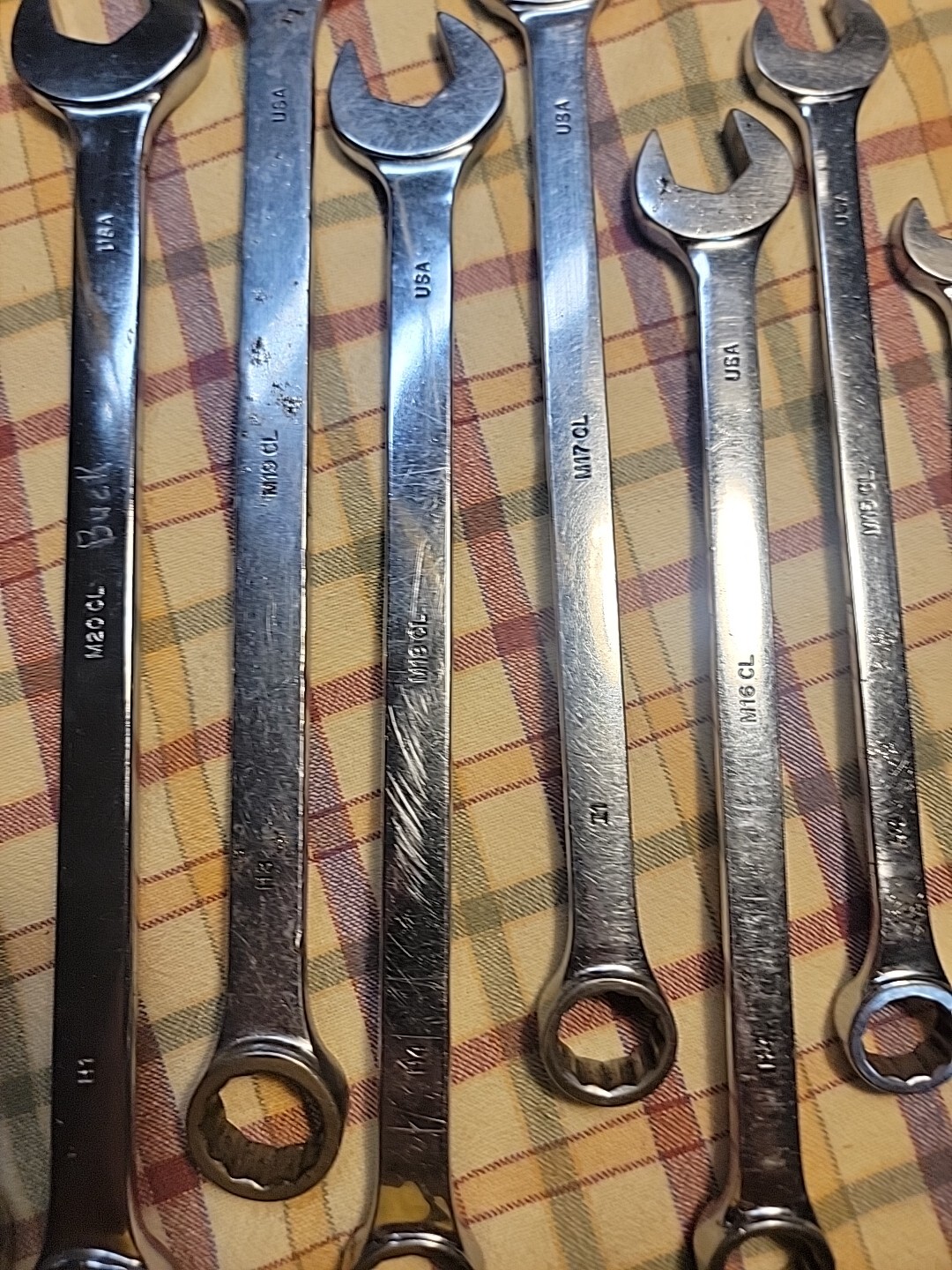 MAC Metric Range From M11CL – M23CL Combination Wrench Set 9 Pieces