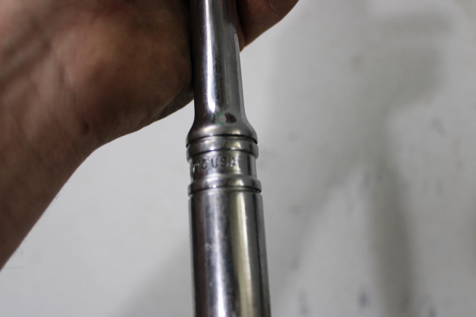 Snap-On 1/2” DR 15″ Long Standard Handle Chrome Ratchet SL715