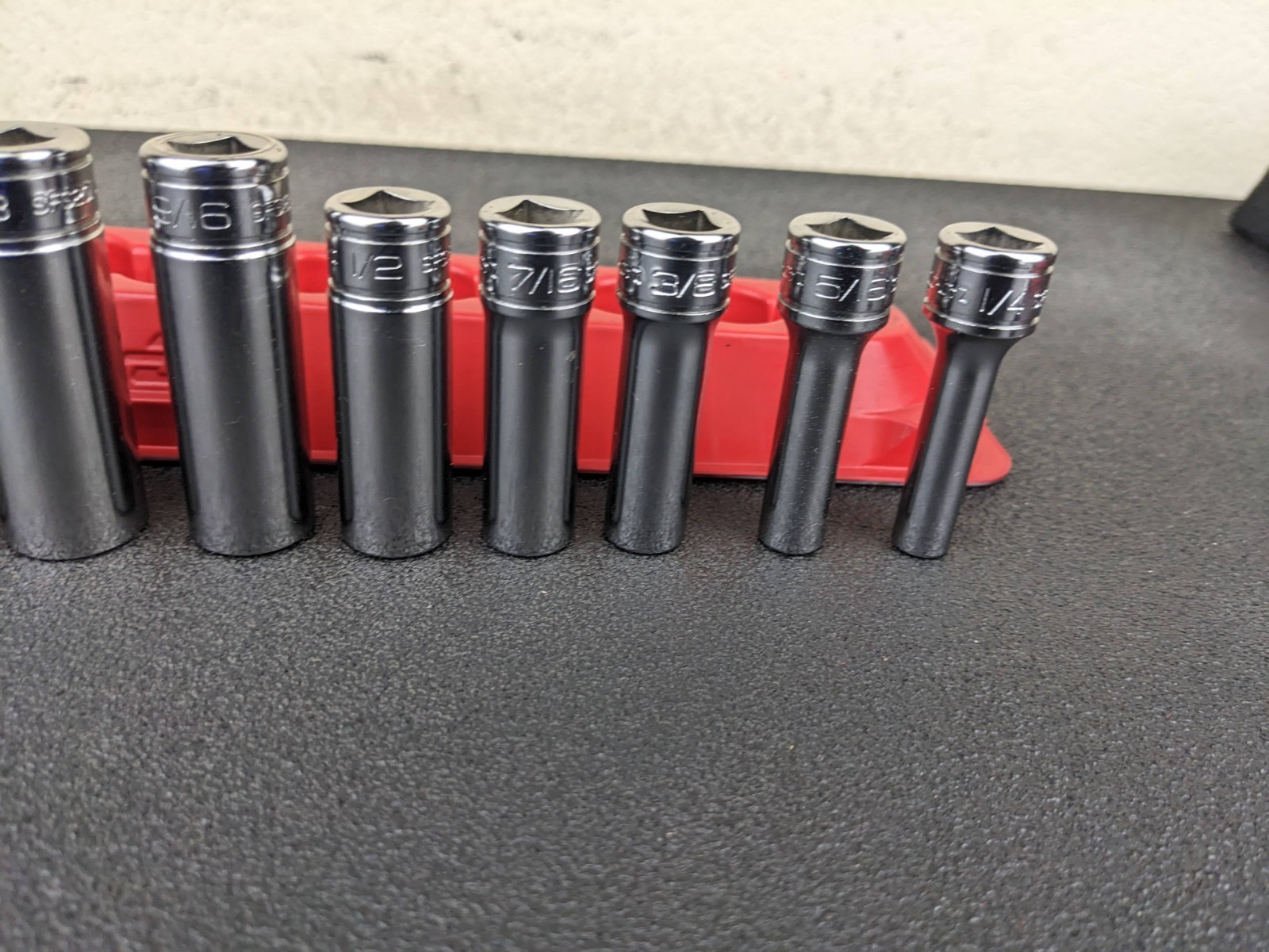 #bp400 Snap-on 211SFSY 1/4″ 7/8″ SAE 11-Piece 3/8″ Drive 6-Point Deep Socket Set