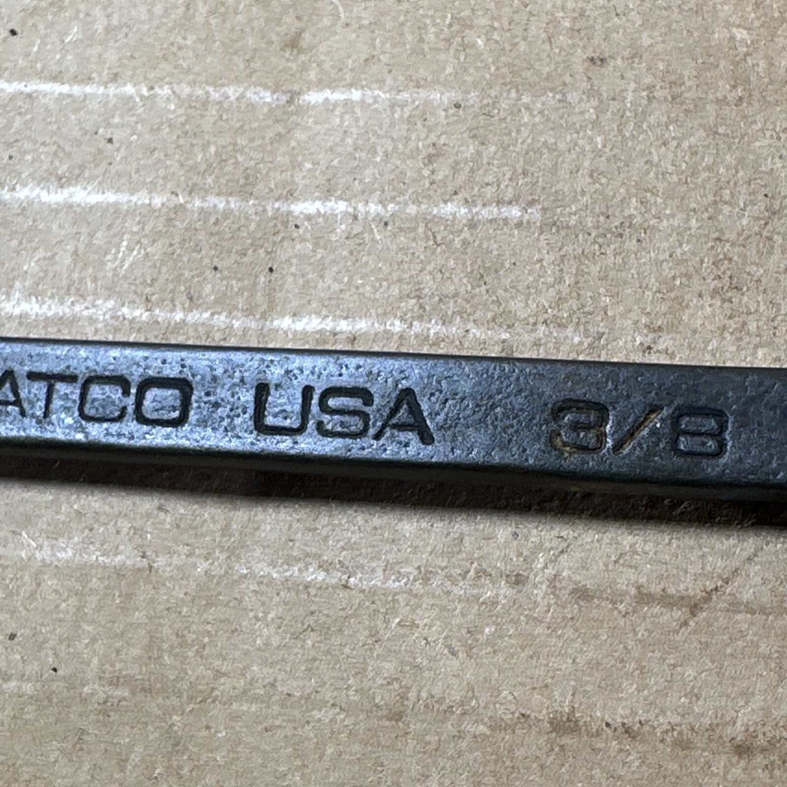 MATCO USA WCHB 126, SAE 3/8” Combination Wrench 6 Pt. Industrial Black Finish