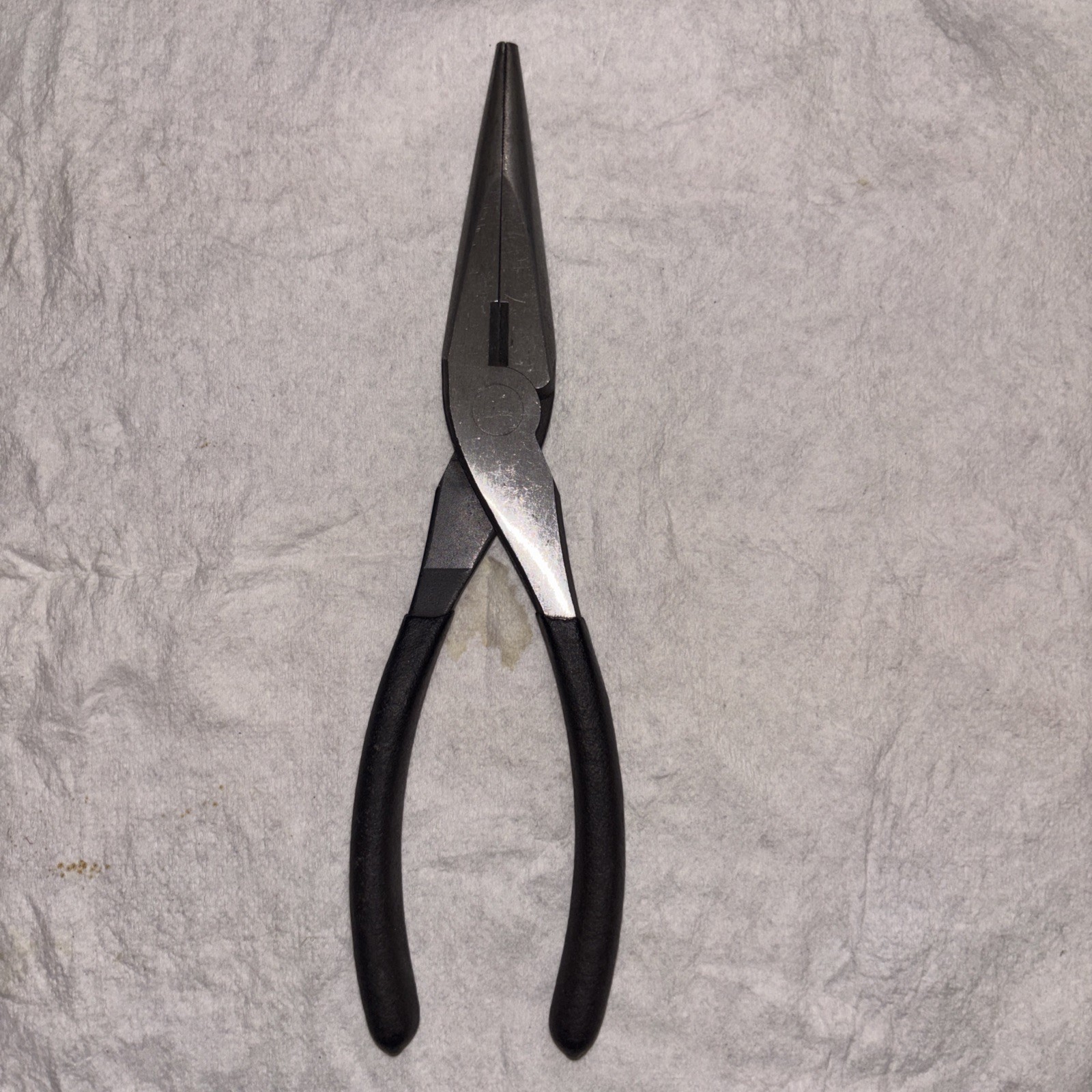 CRAFTSMAN 45103 Long Needle Nose Pliers Black Soft Grip Handles USA WF AF 8″