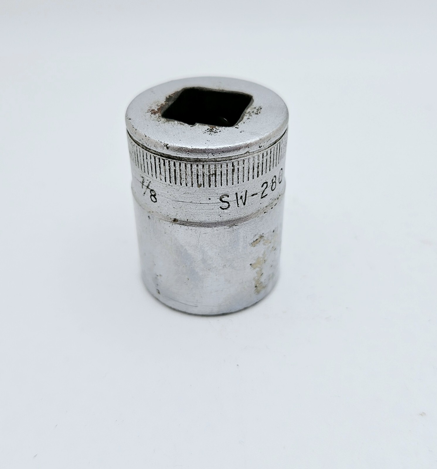 Snap-On SW-280 Socket 7/8 in. 12pt 1/2″ Drive Shallow Socket Vintage
