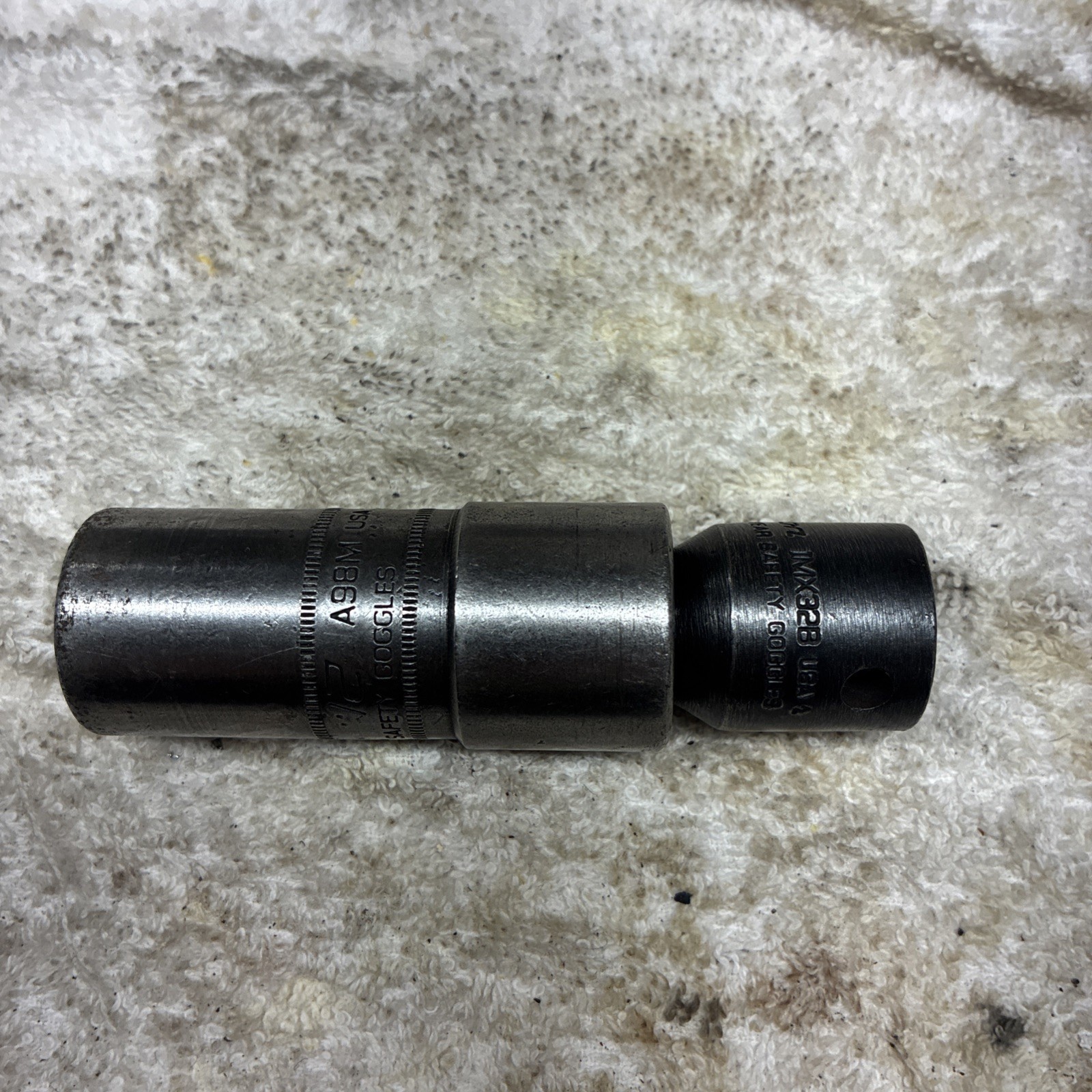 Snap On A98M 1/2 Inch 19 21 Flip Socket & IMX32B Extension Lot Of 2