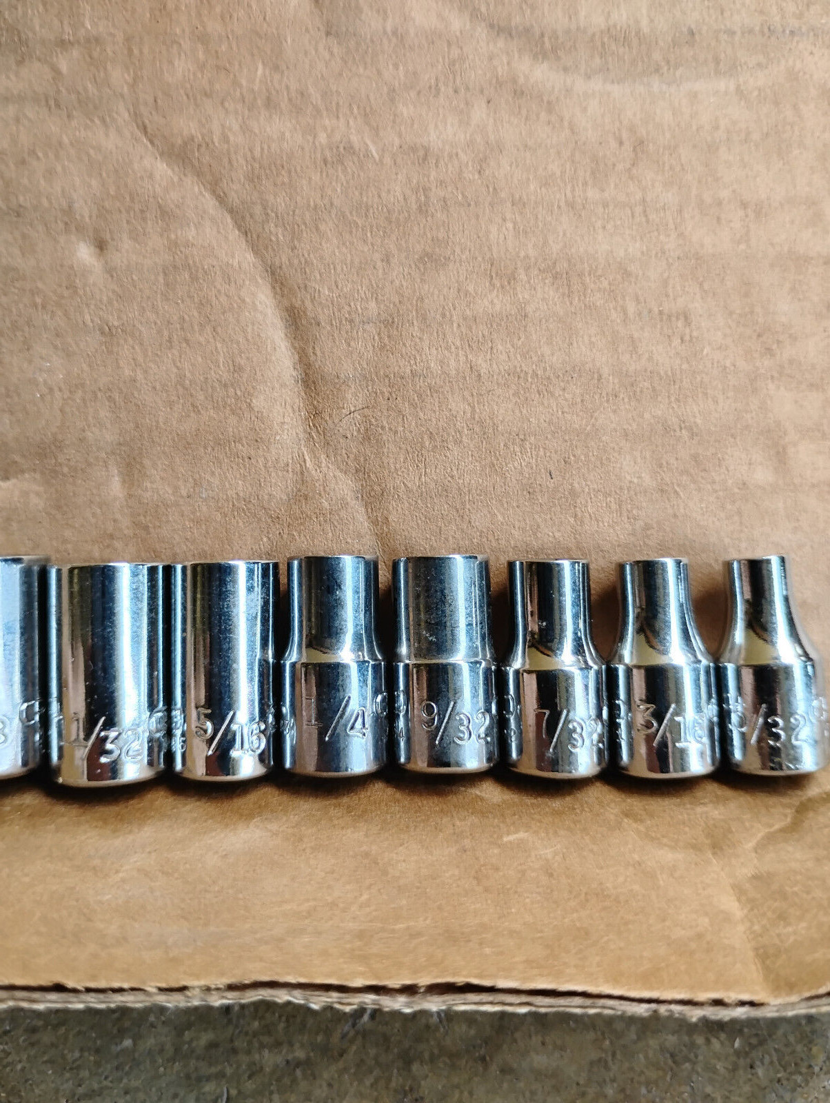 Craftsman USA 1/4″ Drive 10-Piece 6-Point Socket Set 1/2″- 5/32″ G Series USA