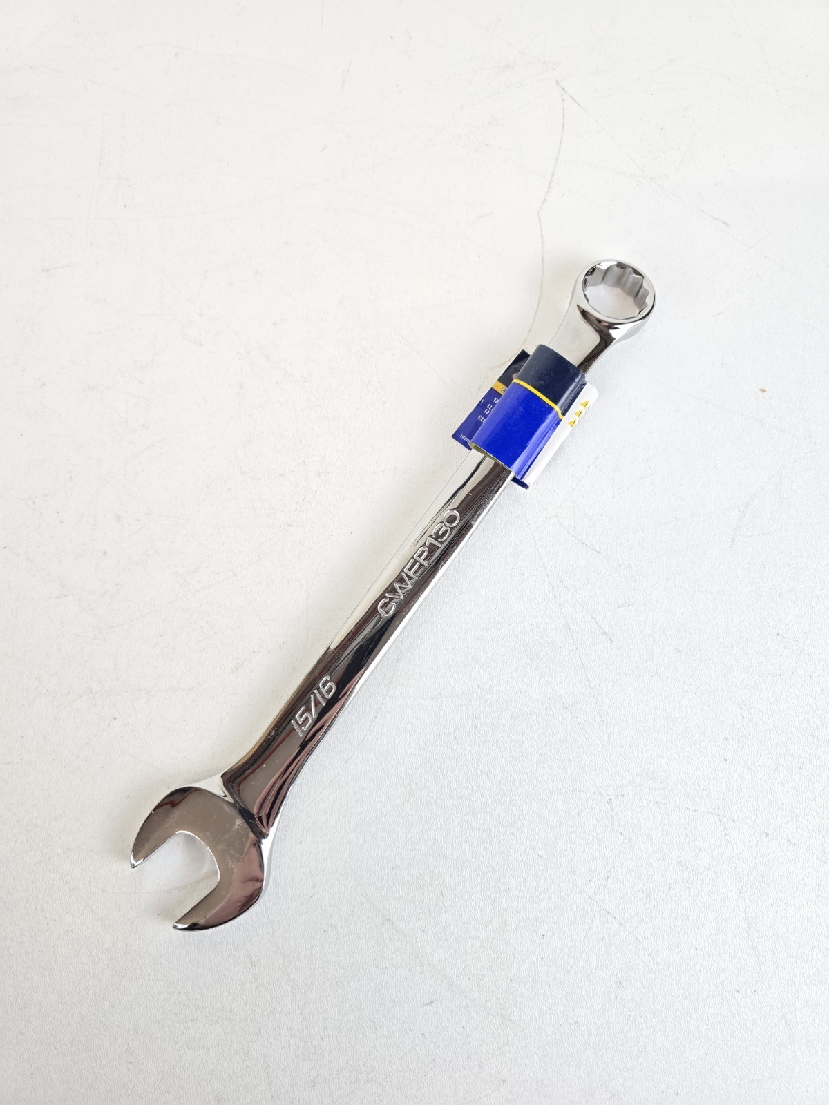 NAPA Carlyle SAE Combination Wrench 12 Pt 15/16″ CWFP130 Polish Chrome