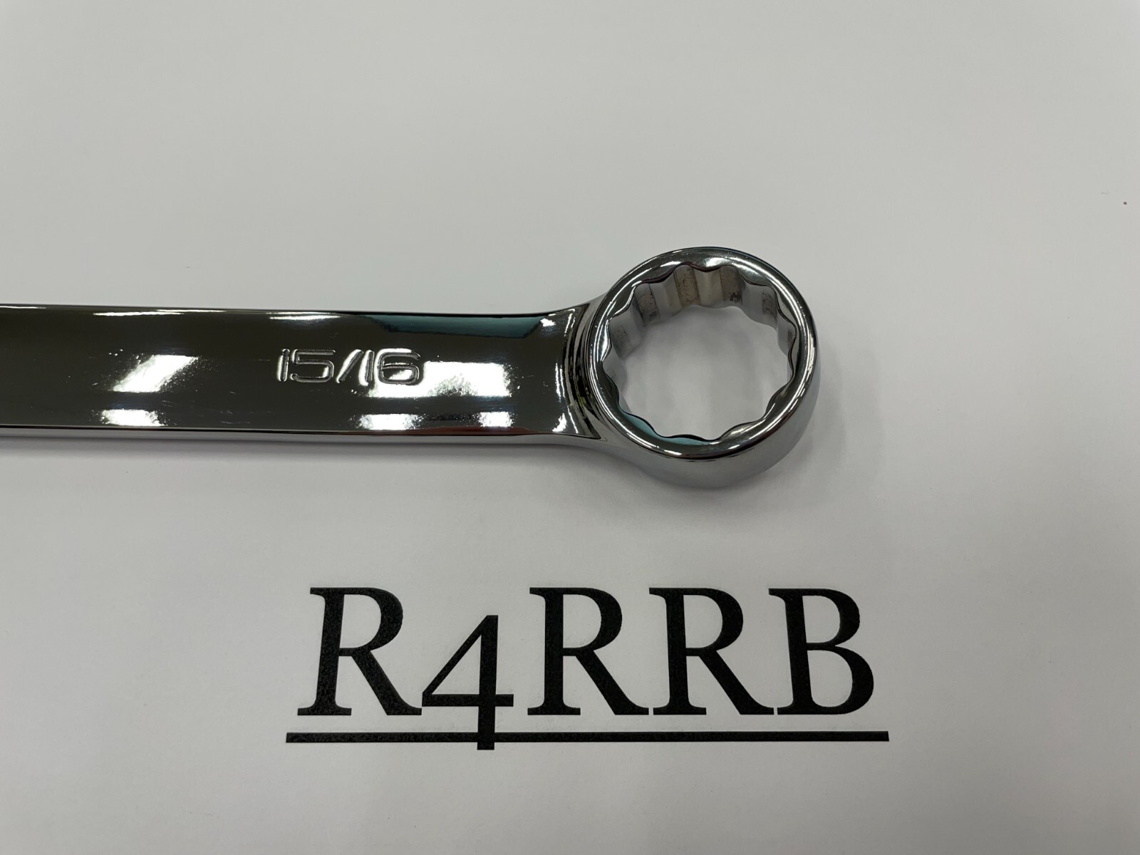 Snap-on Tools USA NEW 15/16″ SAE Standard Length 12PT Chrome Combo Wrench OEX30B
