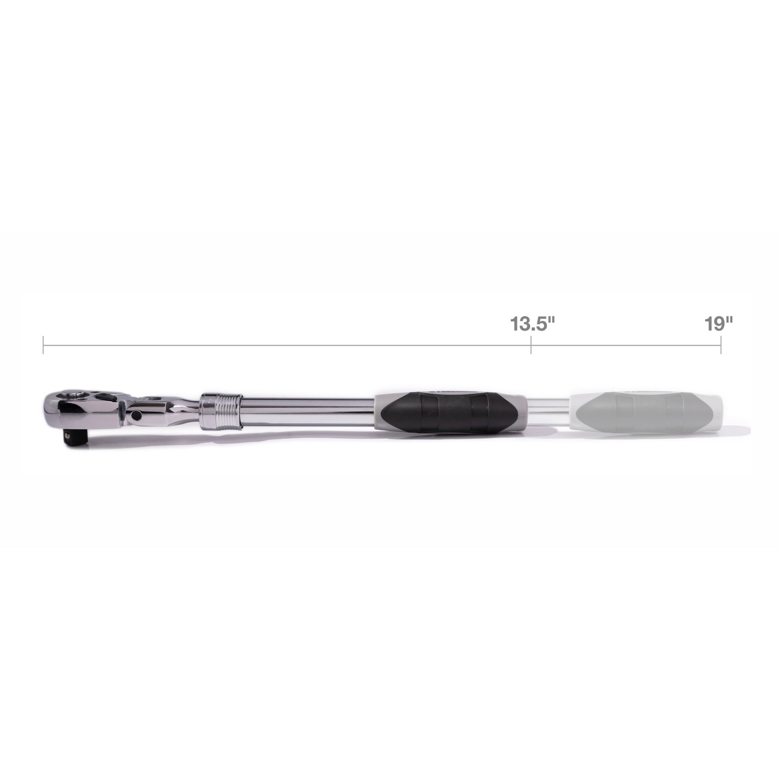 Steelman 72 Tooth 1/2 in. Drive Extendable Flex Head Ratchet 96756