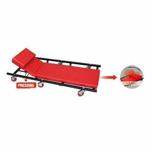 Adjustable Creeper Rolling Seat Work Shop Mechanics Work Repair Stool Chair