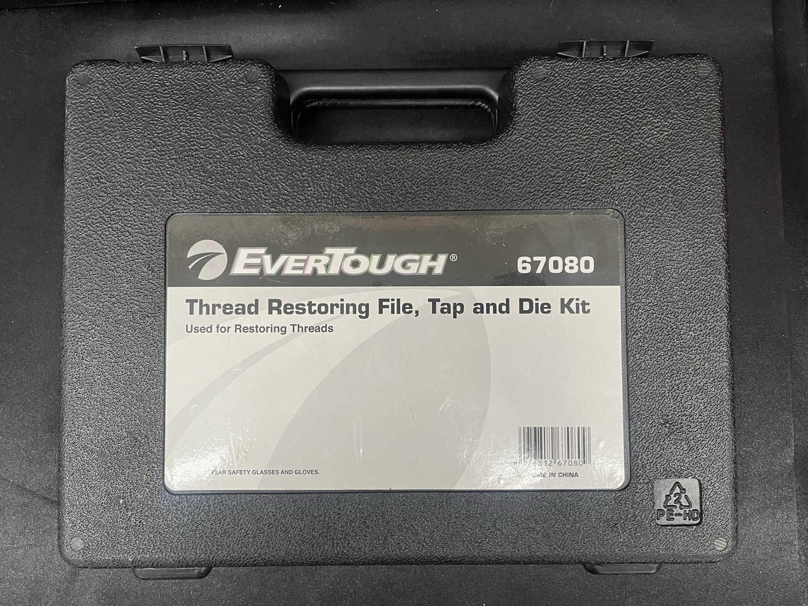 EverTough 67080 Thread Restoring File, Tap, and Die Kit / For Restoring Threads
