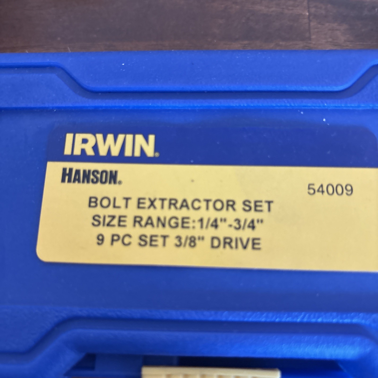 Irwin Hanson bolt or screw extractor set