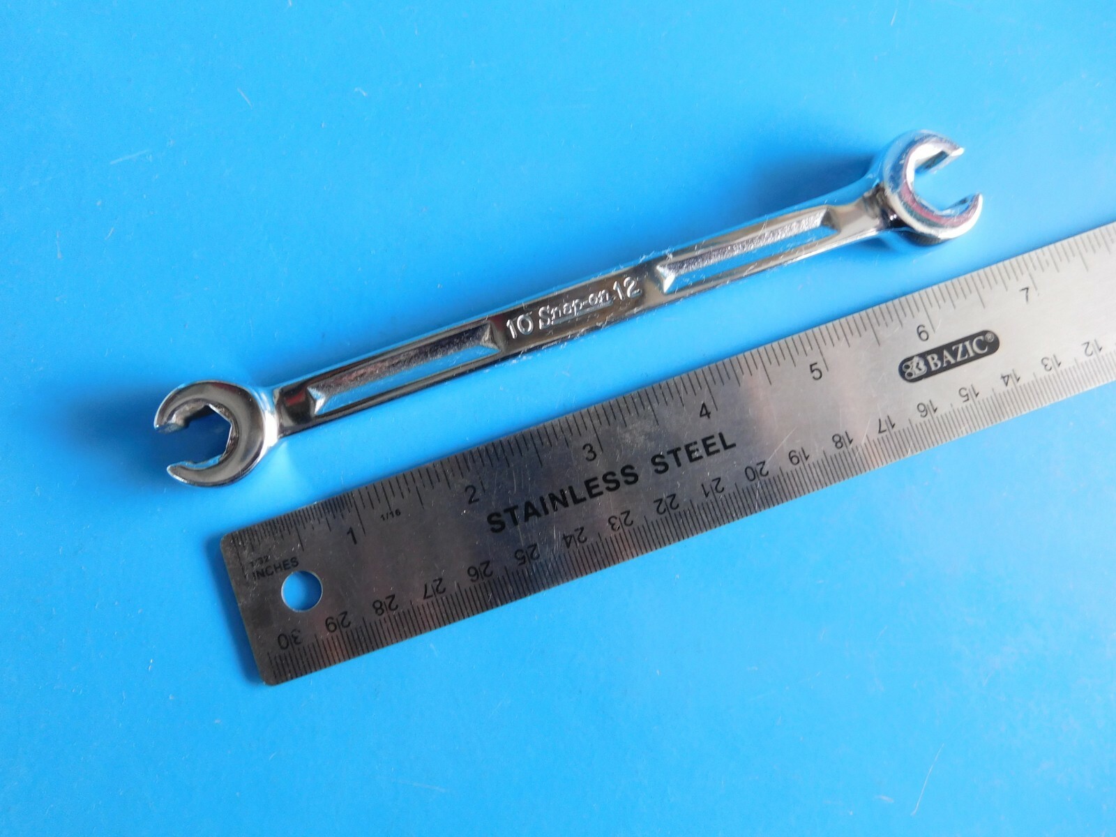 USED, SNAP ON TOOLS » 9 MM X 11 MM» FLARE NUT WRENCH, PART #RXM911S