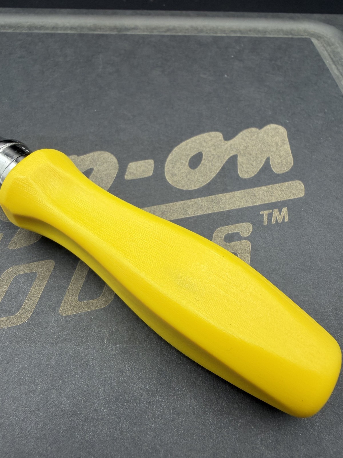 Snap-on FHFD80A 3/8″ Drive Classic Yellow Hard Handle Flex Head Ratchet [Mint]