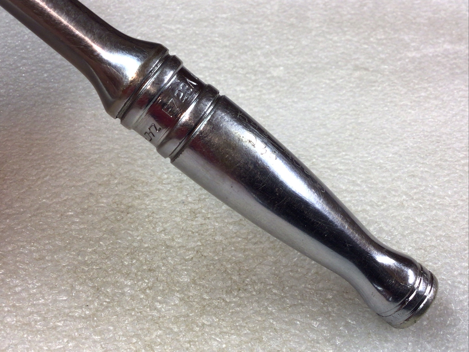 SNAP-ON-#F723A – Chrome, 3/8″ DR., 7-3/8″ LONG, QUICK RELEASE, RATCHET-USA-