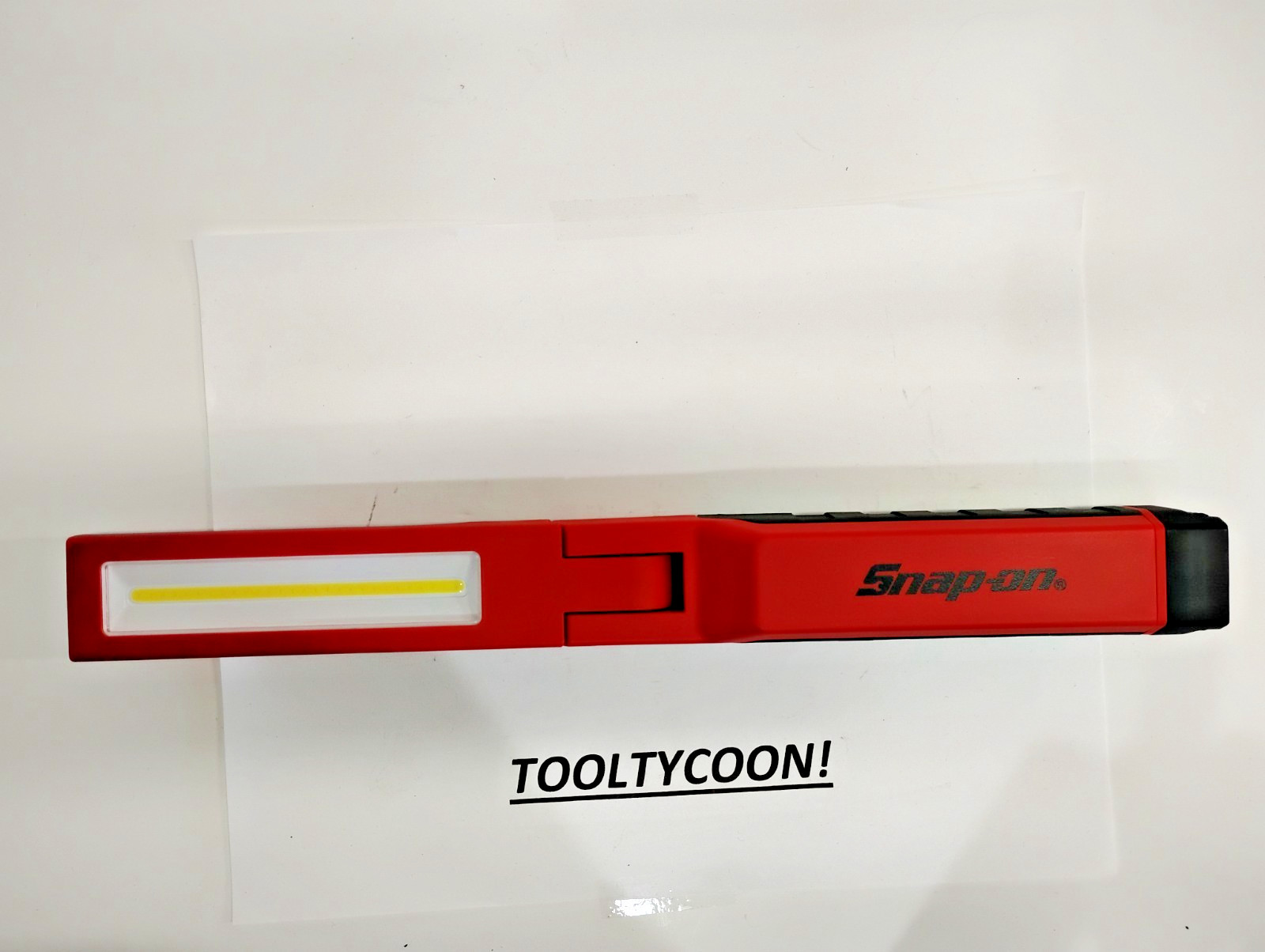 Snap-On Tools NEW ECARM058 SLIM Articulating 550 LUMEN Light Rechargeable RED