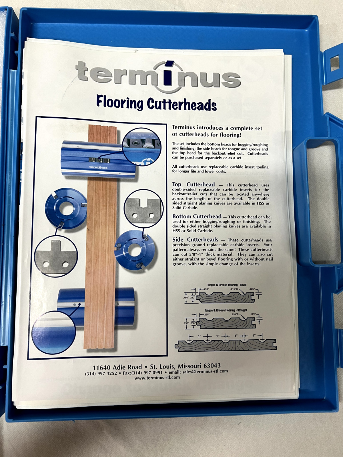 Terminus Sample Cutter Kit for flooring work