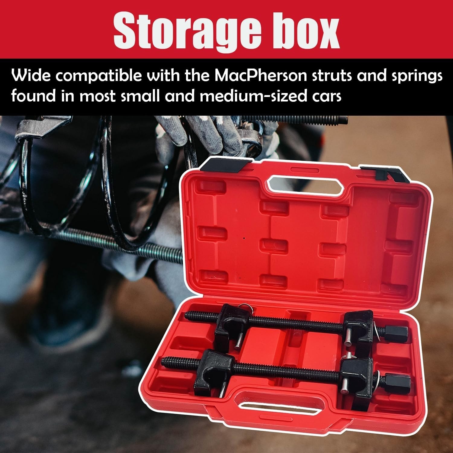 Strut Spring Compressor Tool Set, 11-1/2″ Heavy Duty, 2 Pack