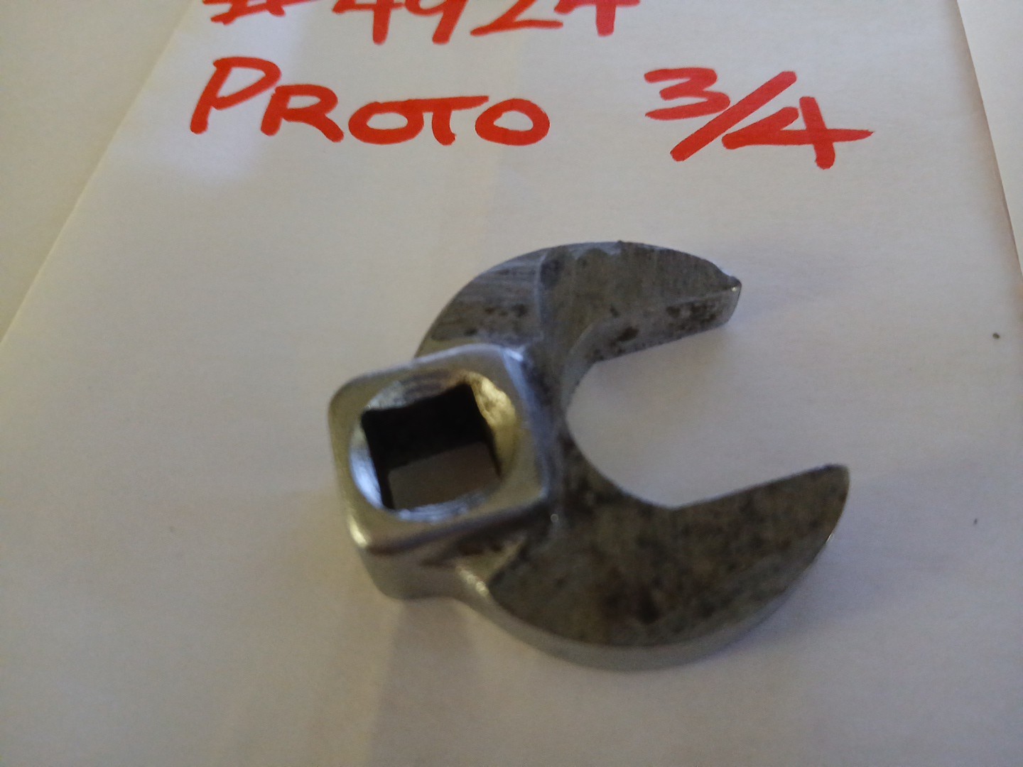 Proto 4920 Crowfoot Wrench Drive 5/8 Socket Wrench