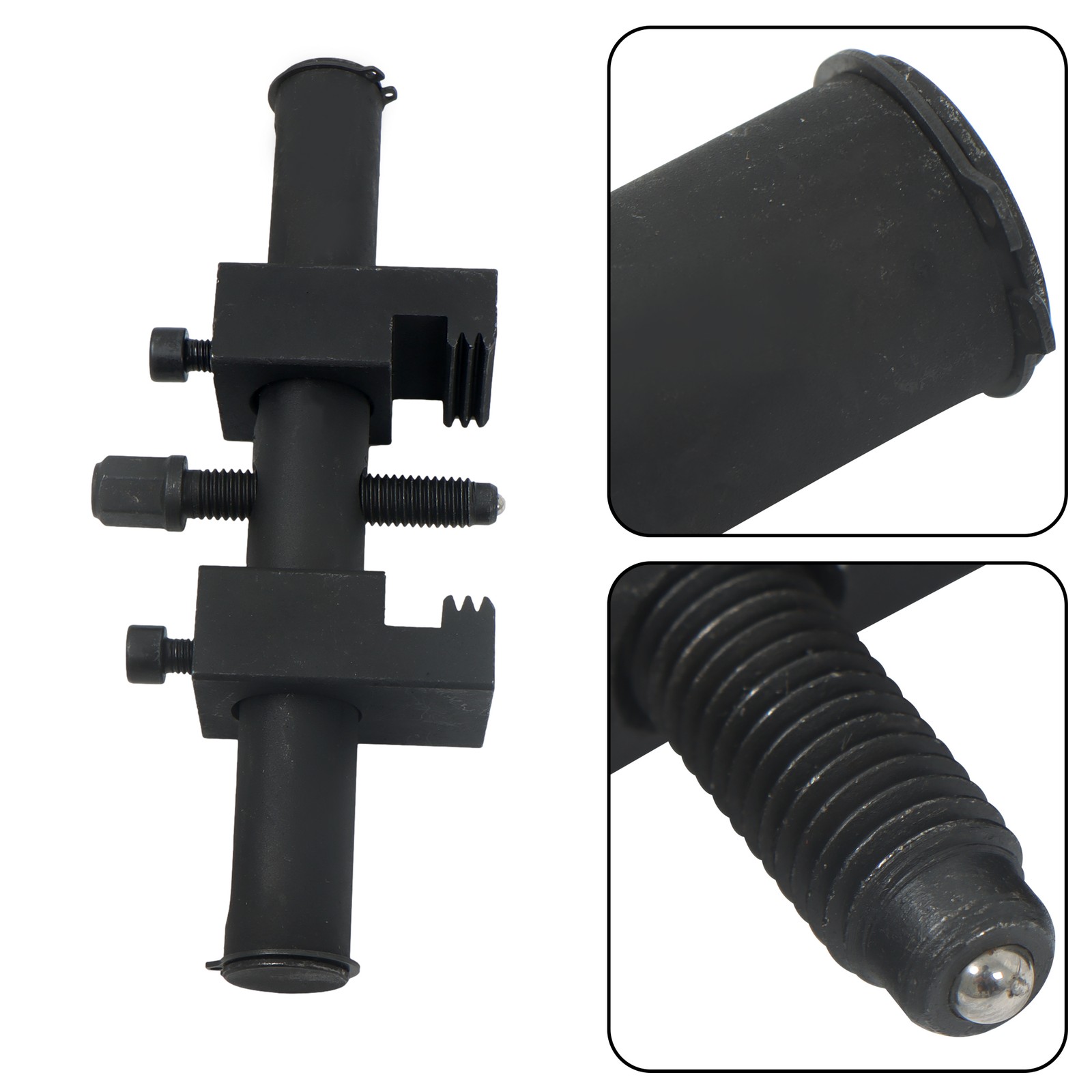 New Adjustable Puller For Ribbed Drive Pulley Crankshaft Remover Tool Kit