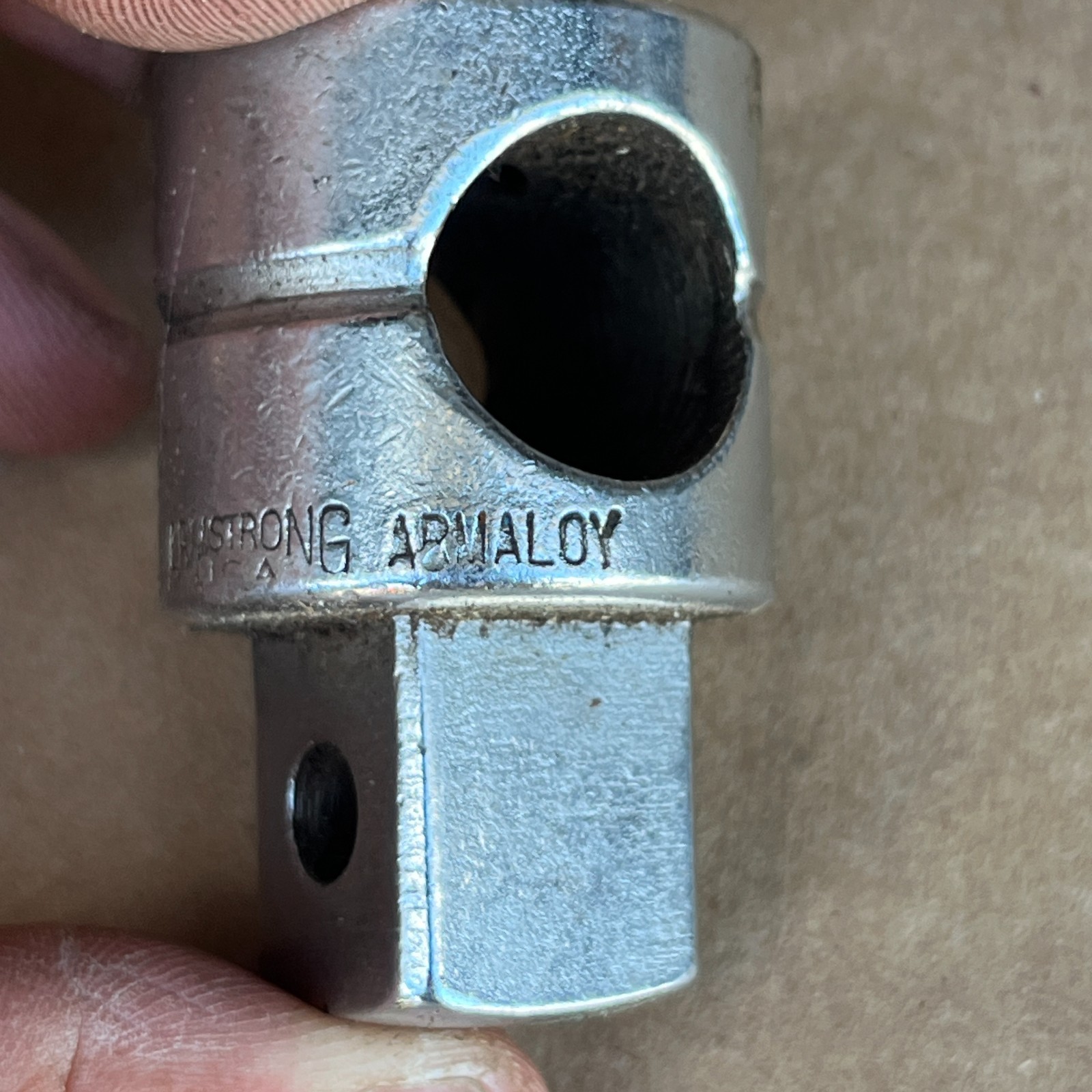 Vintage Armstrong H-20A 3/4″ Drive Sliding T Handle Adapter Socket