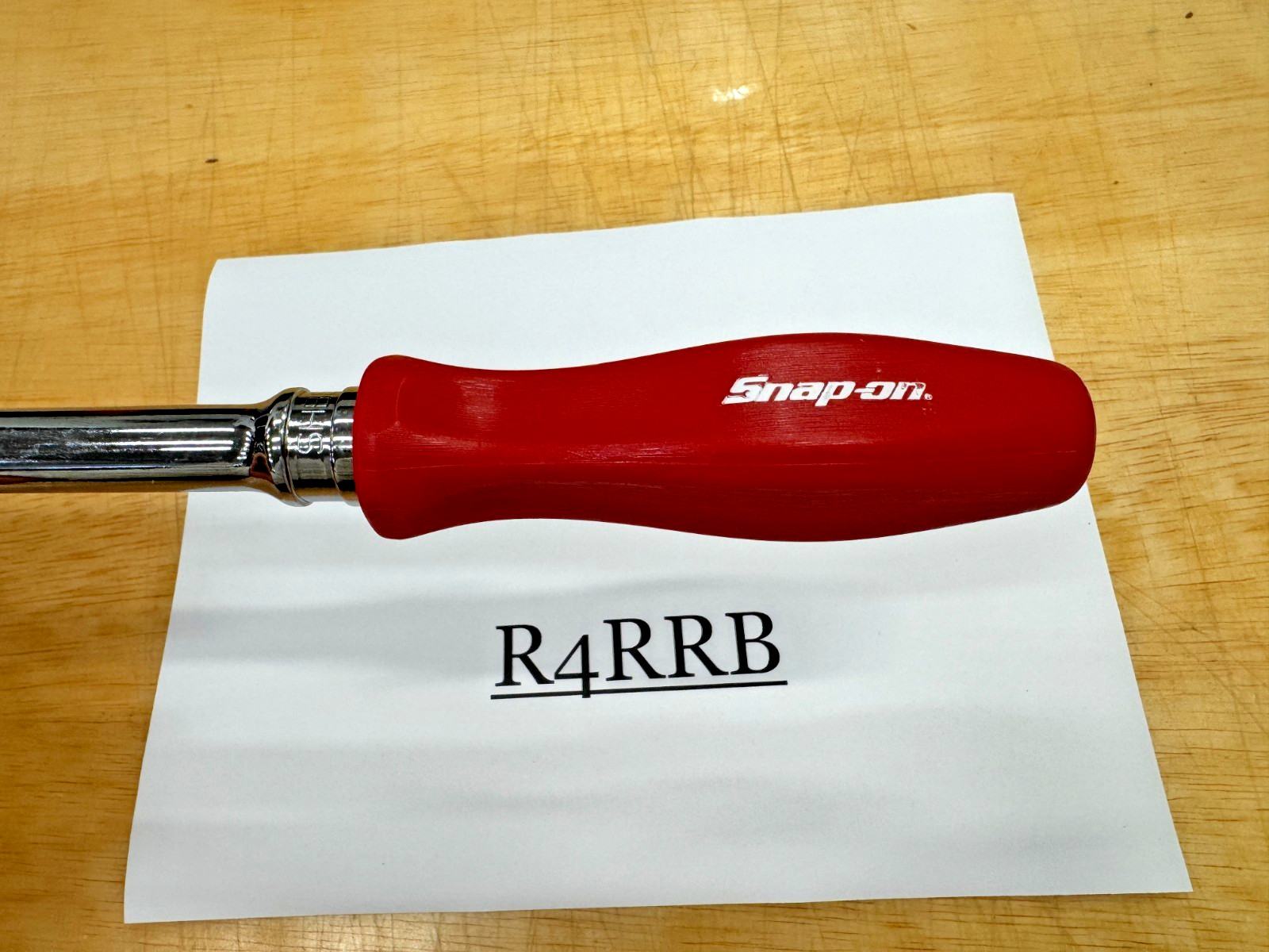 Snap-on Tools USA NOS RED 1/2″ Drive Hard Grip Handle Breaker Bar SHBBD24R RARE