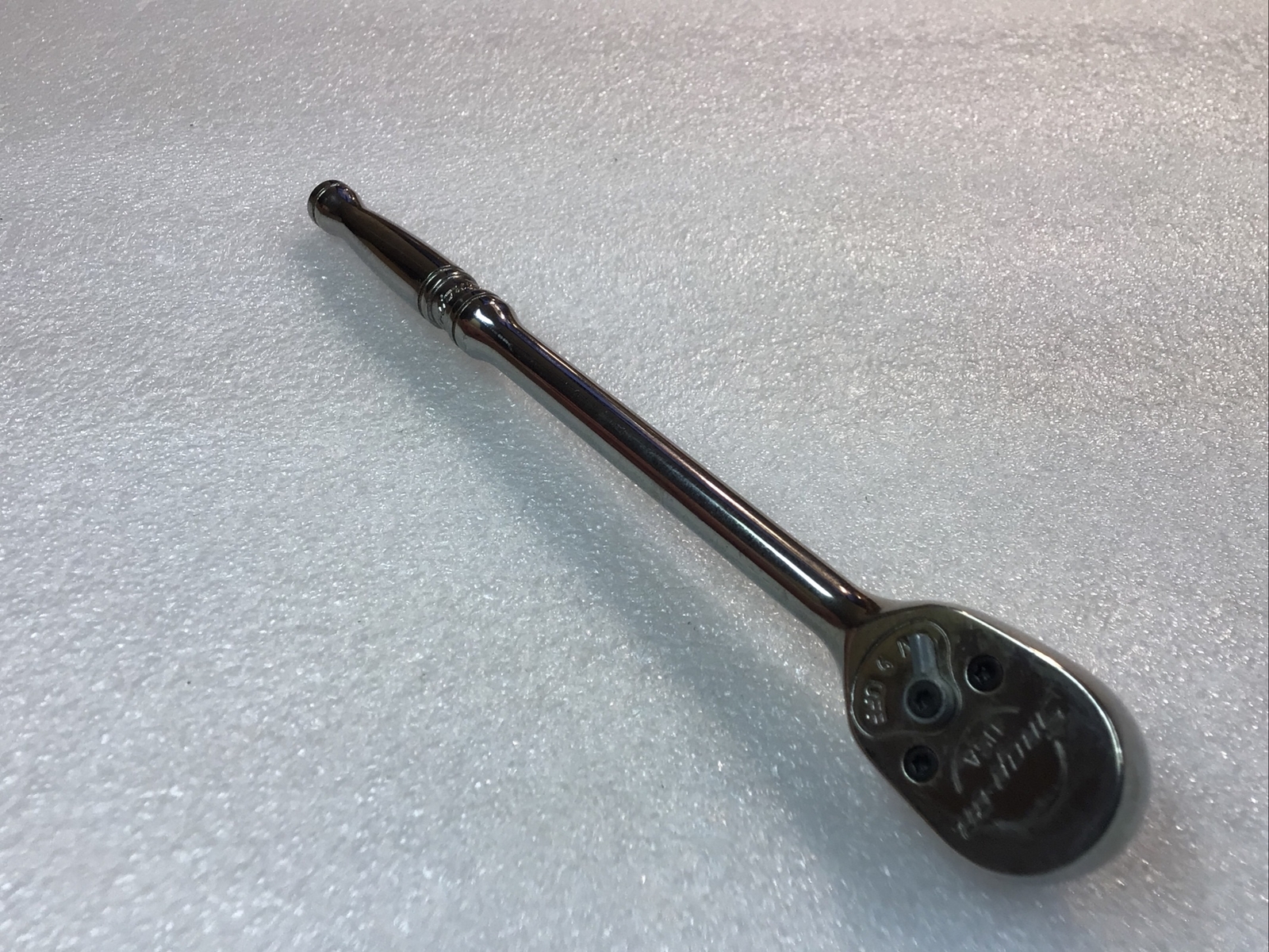 Snap-on#TML830 – 1/4” Dr., Chrome 6-1/2”Extra Long Handle Ratchet-USA-Rebuilt-