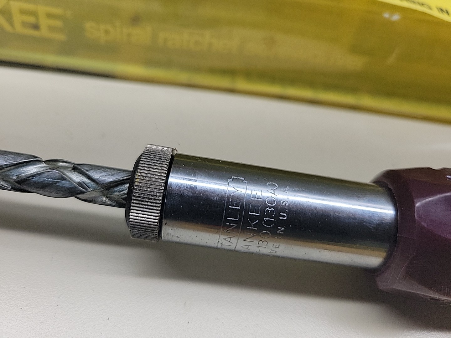 Stanley Yankee 68-130 130A Spiral Ratchet Screwdriver NOS No. 2 Phillips Flat
