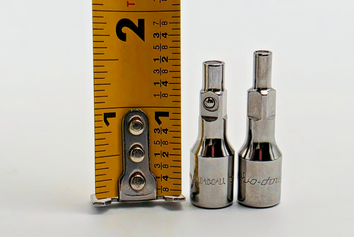 Snap-On 1/4″ Drive 2 Piece Magnetic Extension Set TMXM17 & TMXM114 Made in USA