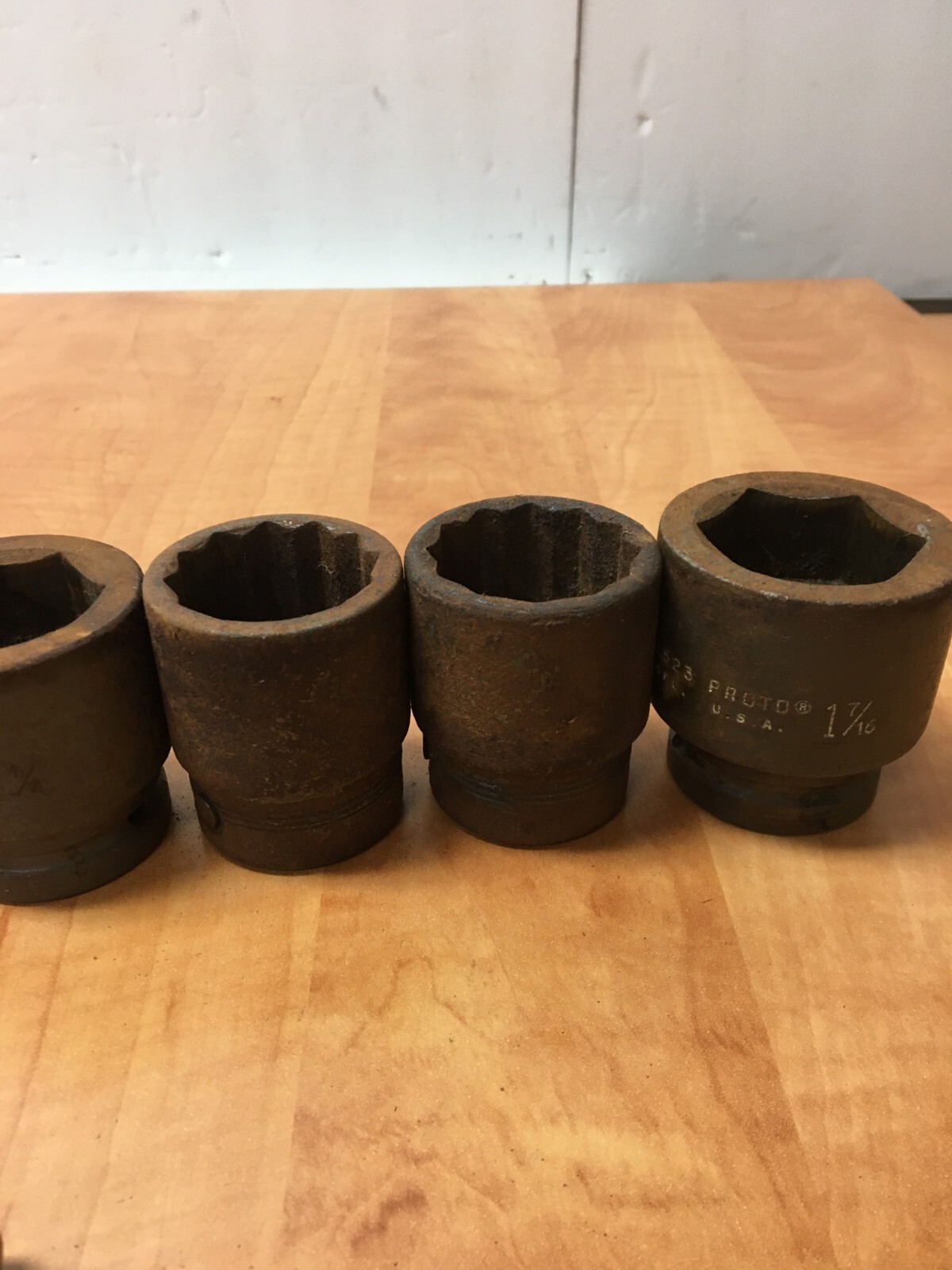 Vintage Proto Blackhawk 3/4″ Drive 12pc. Socket Set 7/8″ to 1-7/16″ READ