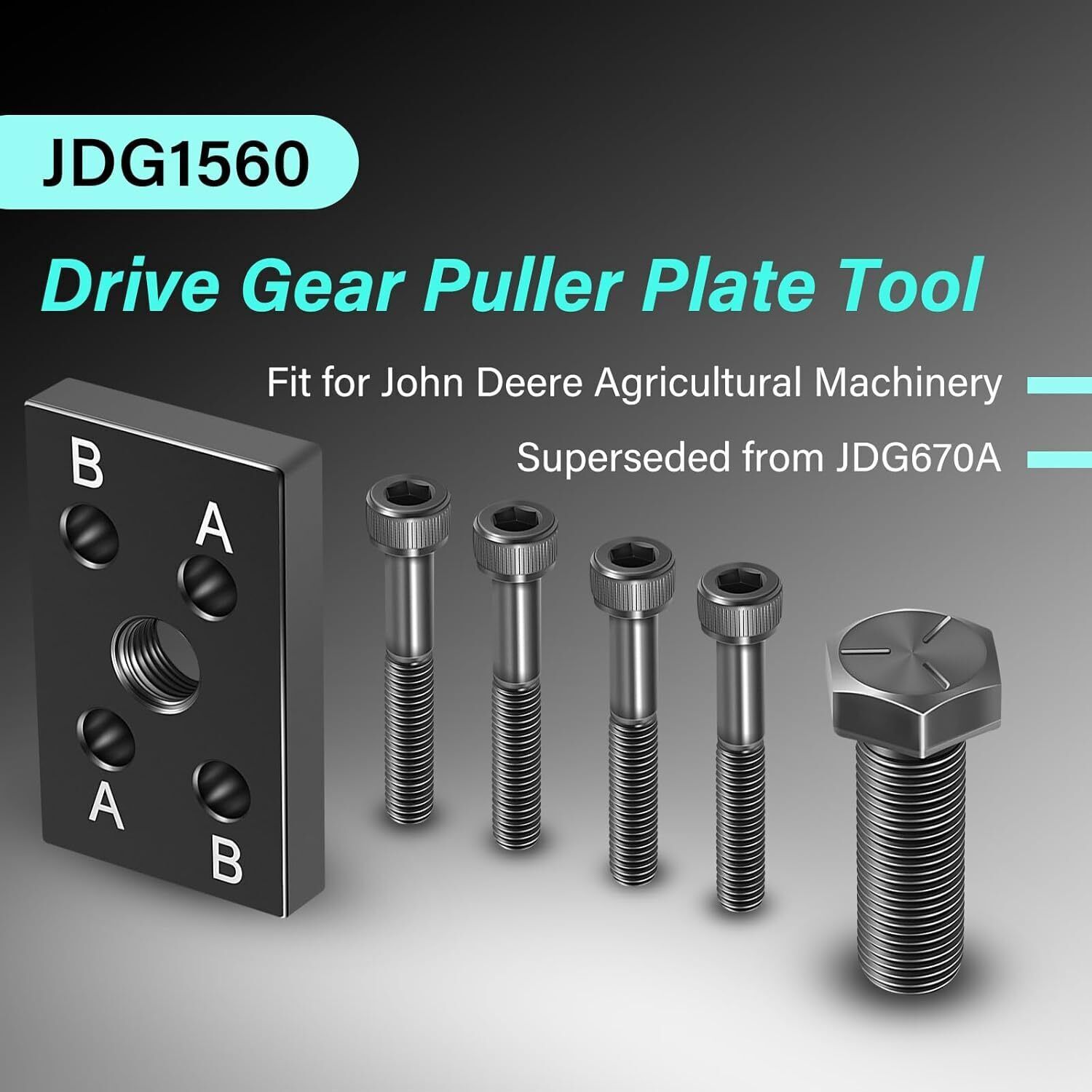 JDG1560 Drive Gear Puller Plate Tools Fit John Deere Agricultural Machinery