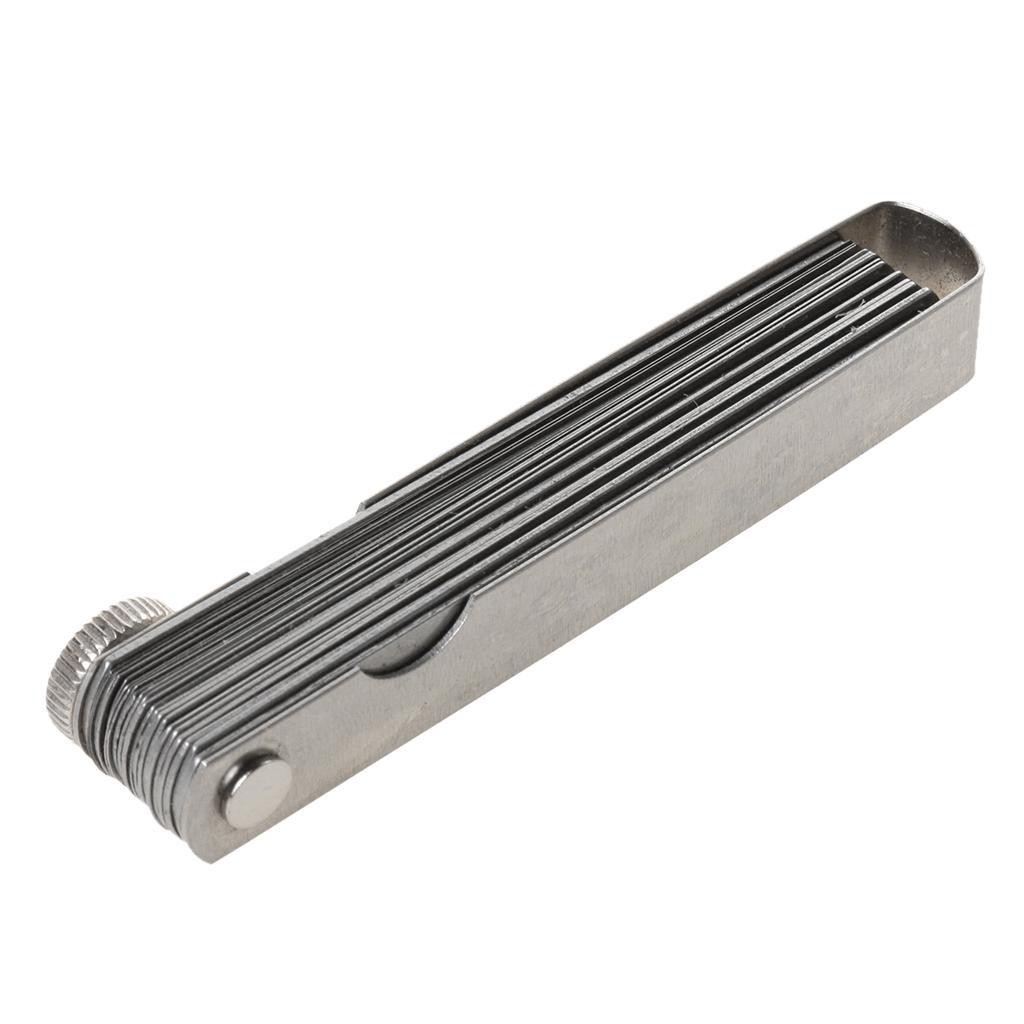 Metric Thickness Manganese Steel Feeler Gage Gauge 0.02-1.00mm