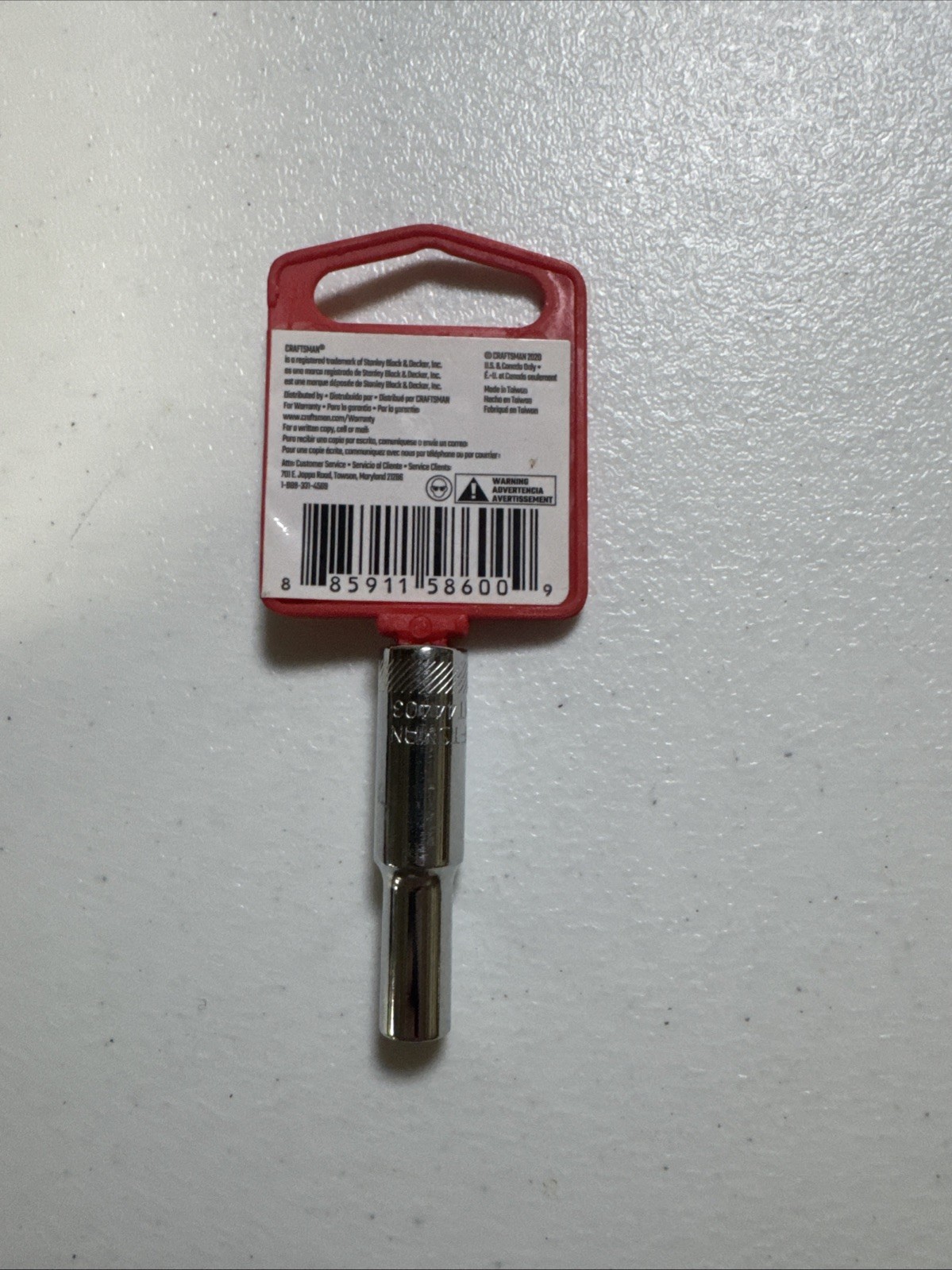 Craftsman 1/4″ Drive Socket 6mm Deepwell 6pt CMMT44403