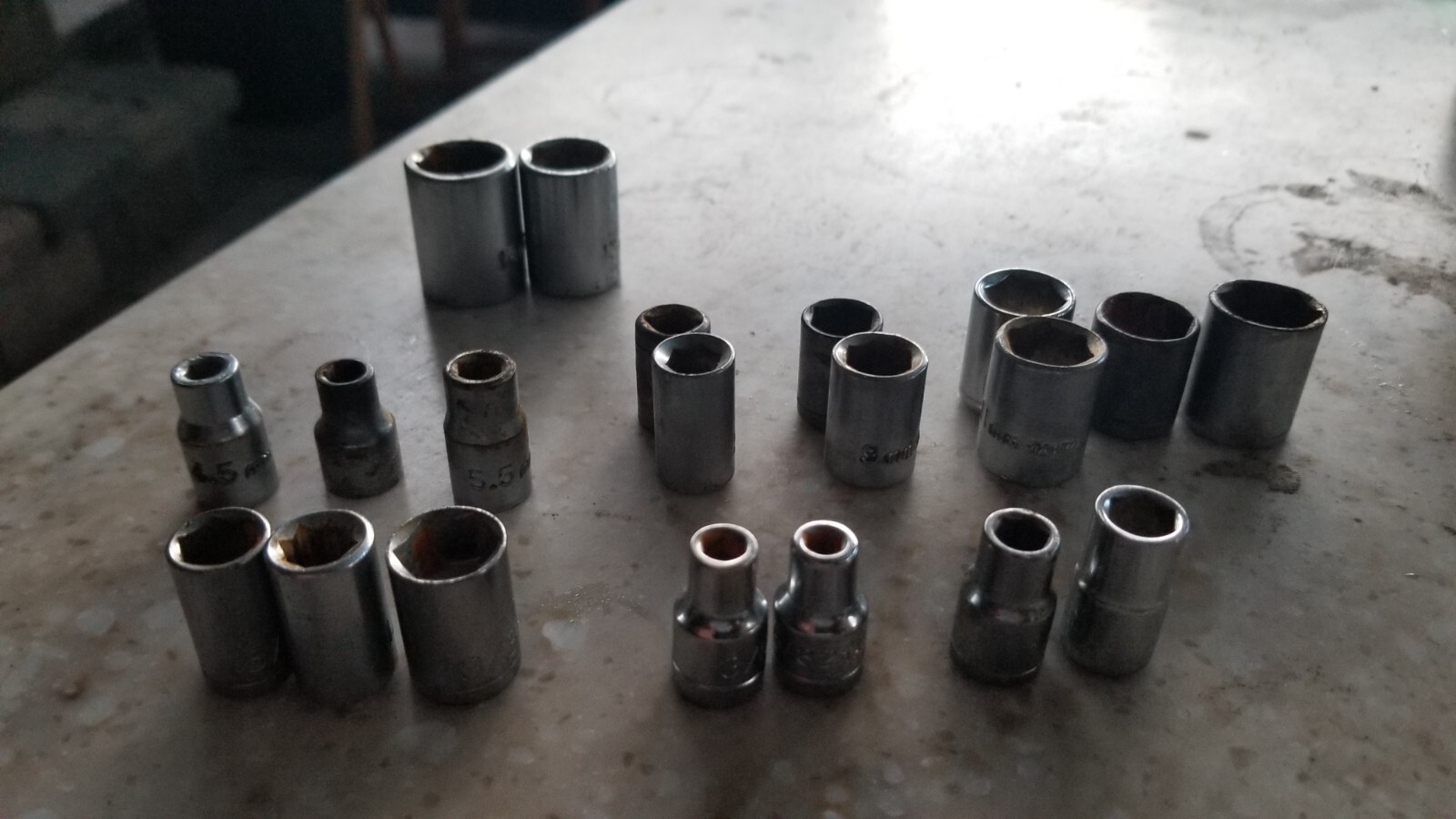 3/8″ & 1/4″ DRIVE ASST. SOCKETS STD. & METRIC Exotic Sizes