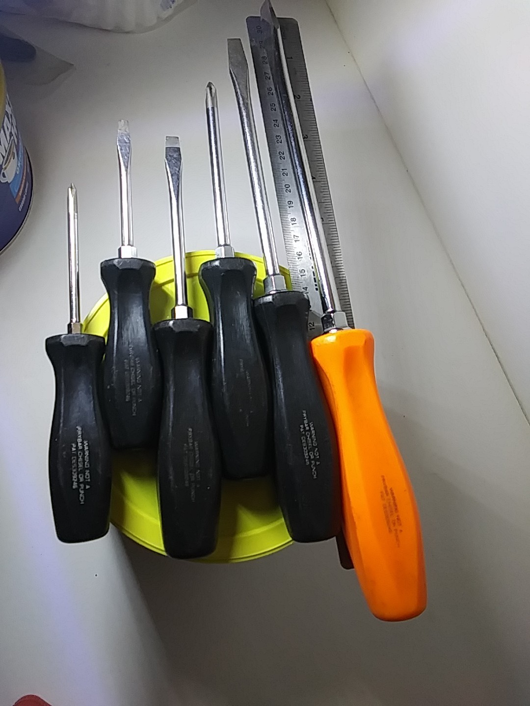 Snap on Tools Screwdriver Serv. Set Used Condition 6 Piece Phillips And Regular