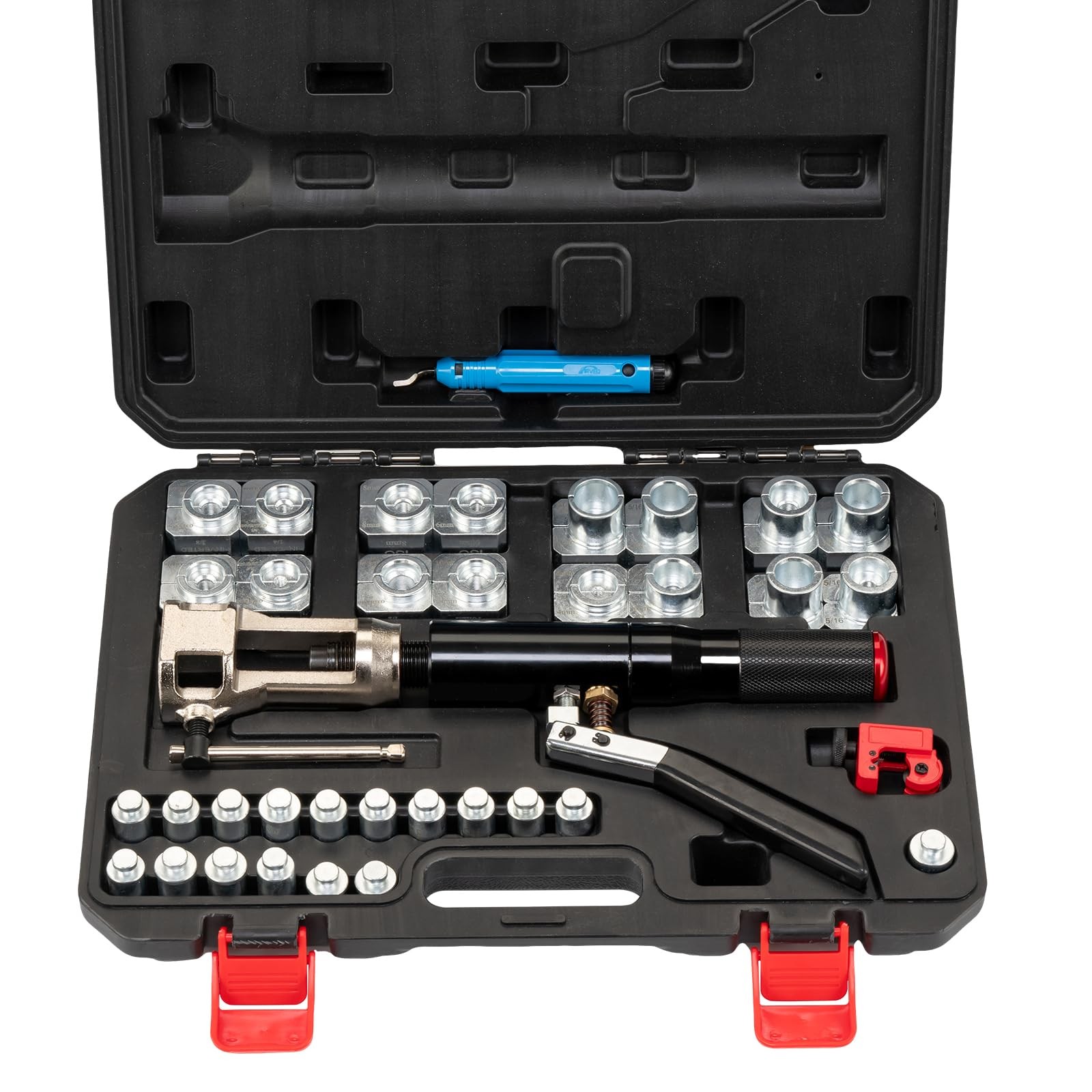 Hydraulic Brake Line Flaring Tool Kit ,Double Flaring Tool 45° for 3/16″ to 1/2″