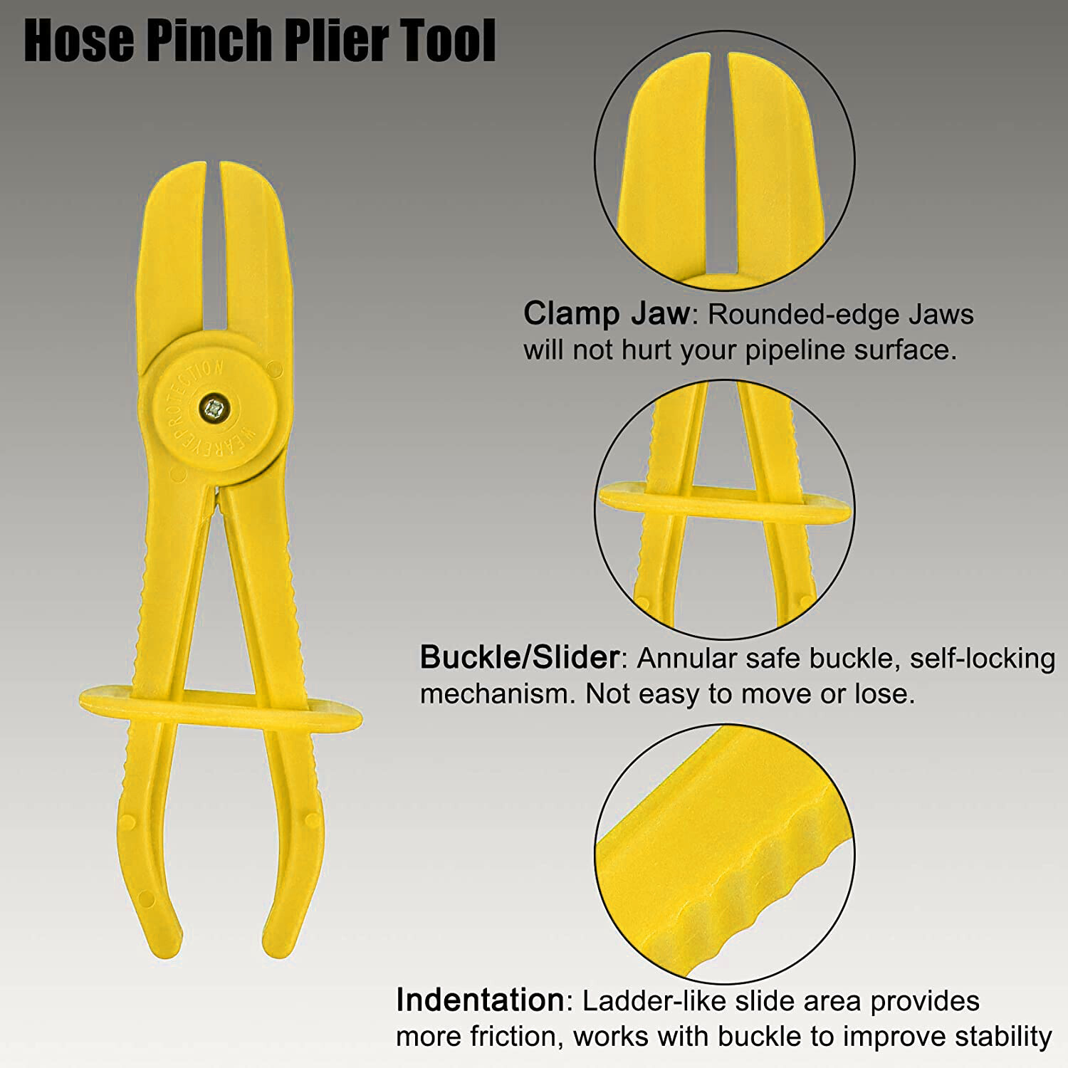 Hose Clamp Set Pipe Pliers Clamping Radiator Plastic Flexible Brake Fuel Tool