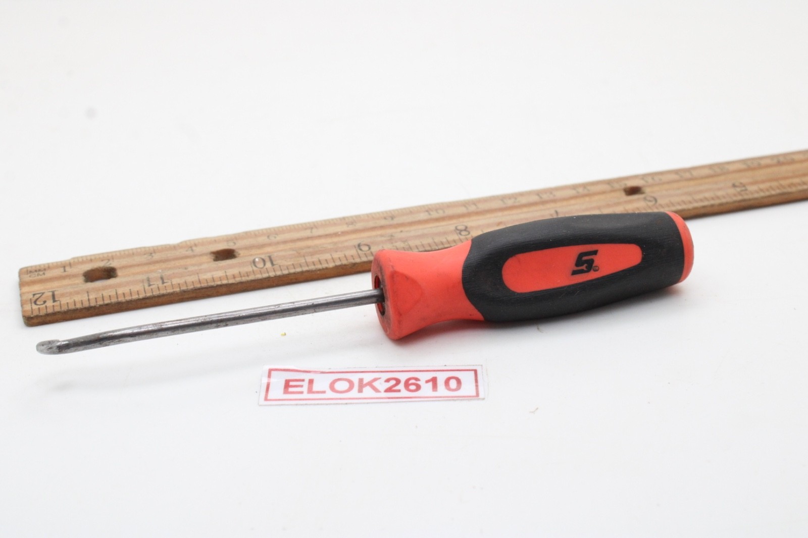 Snap-on SG3ASH45B Mini Hook Red Black Soft Grip Handle 5.5″ USA