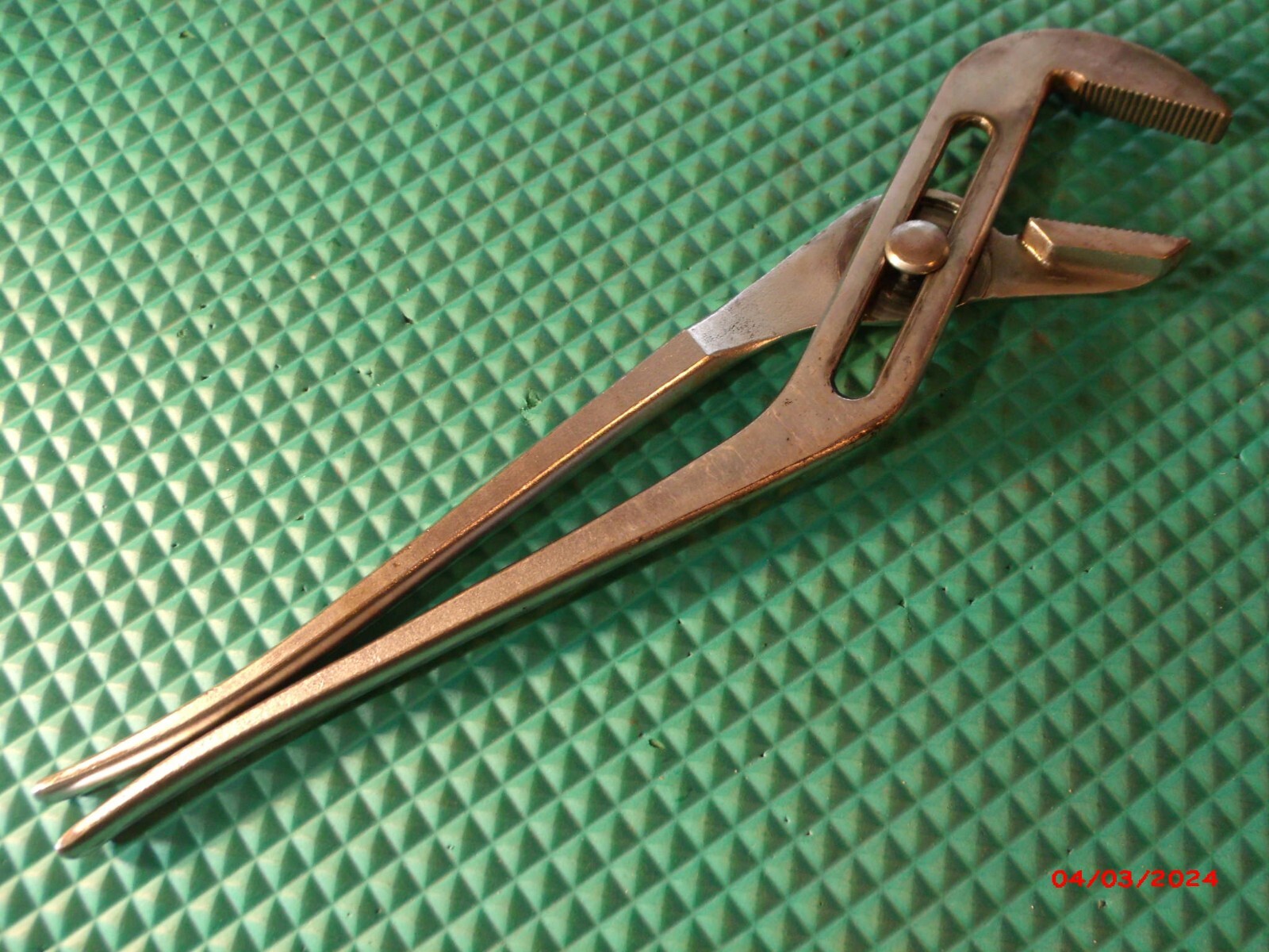 VINTAGE «DIAMALLOY» U.S.A. GROOVE-JOINT #HL116 ADJUSTABLE PLIERS(11 POSITIONS)