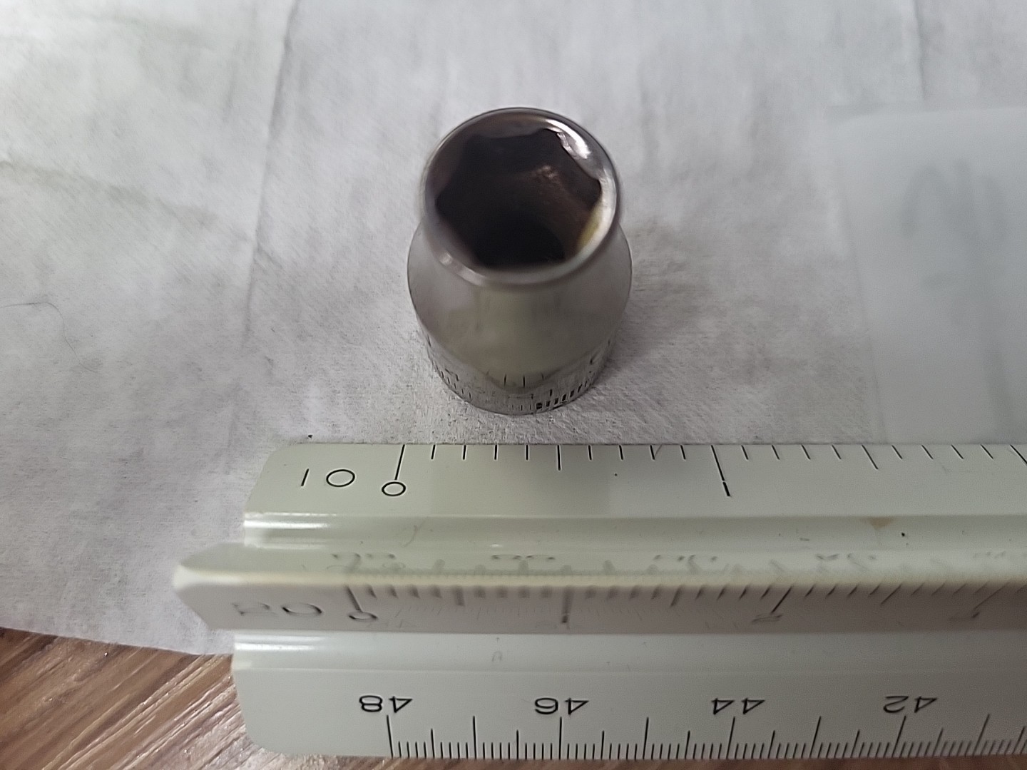 Vintage Craftsman 3/8″ Drive 9mm 6 Pt Shallow Socket Inverted G2 43541 USA