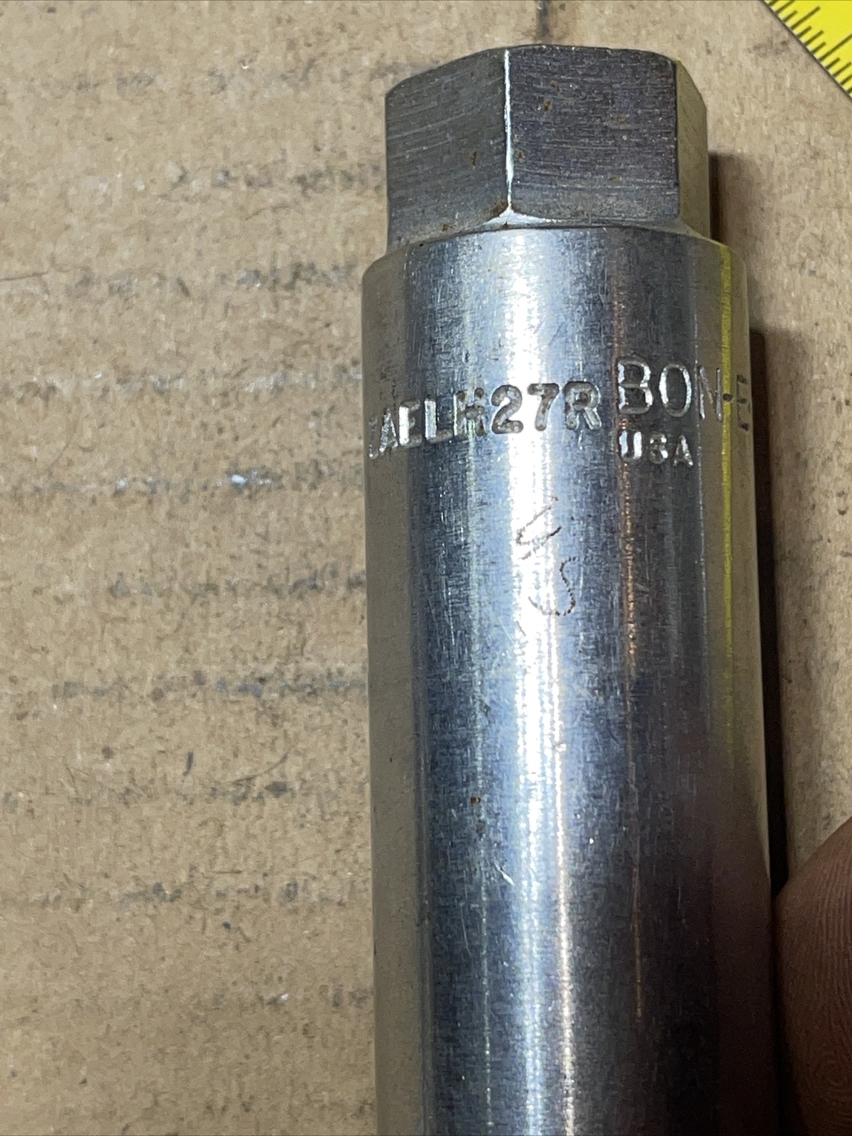 Bonney USA ZAELH27R 13/16 in SAE 1/2” Drive 6 Point deep Equipment Spark socket
