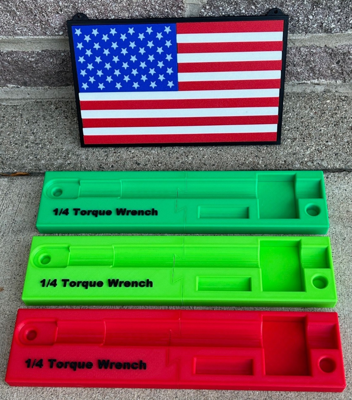 Custom made storage tray for SnapOn 1/4 digital torque wrench ATECH1FS240N