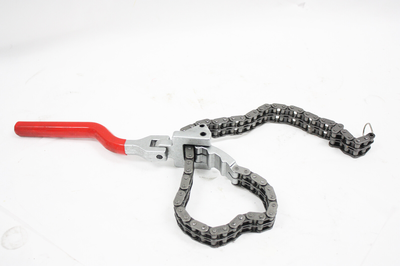 Ratcheting Duplex Chain Wrench Oil Filter Change Pipe Fittings 2-3/8″ to 6-1/4″