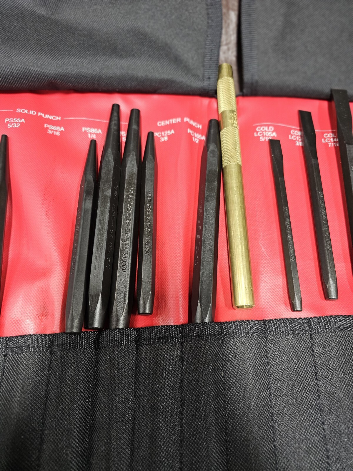 MATCO SPL25KA2, 25 PIECE MASTER PUNCH AND CHISEL SET, NEW OPEN BOX,FREE SHIPPING