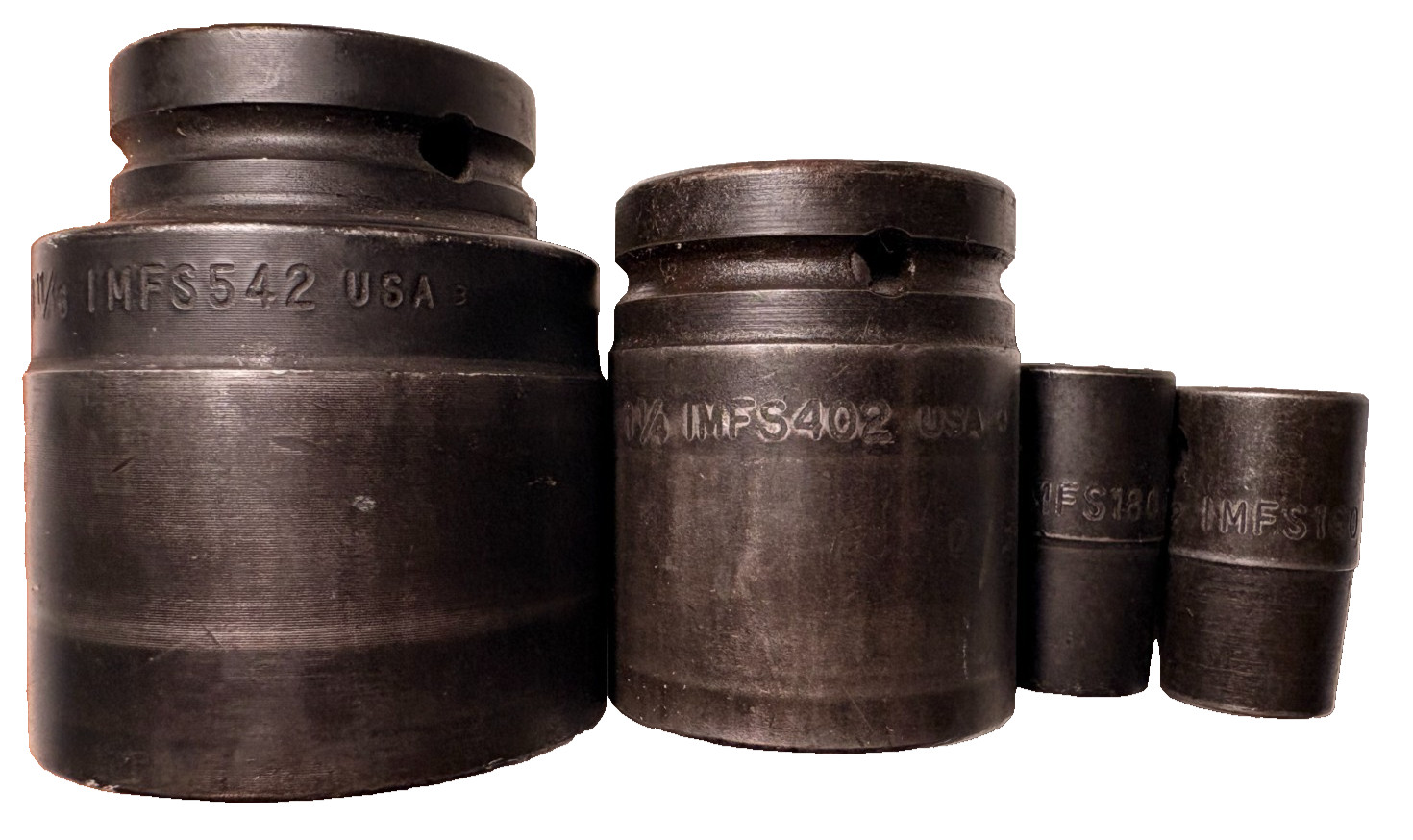 Snap On Tools IMFS Set of 4 Impact Socket 4 pieces Made in USA IMFS542 – IMFS180
