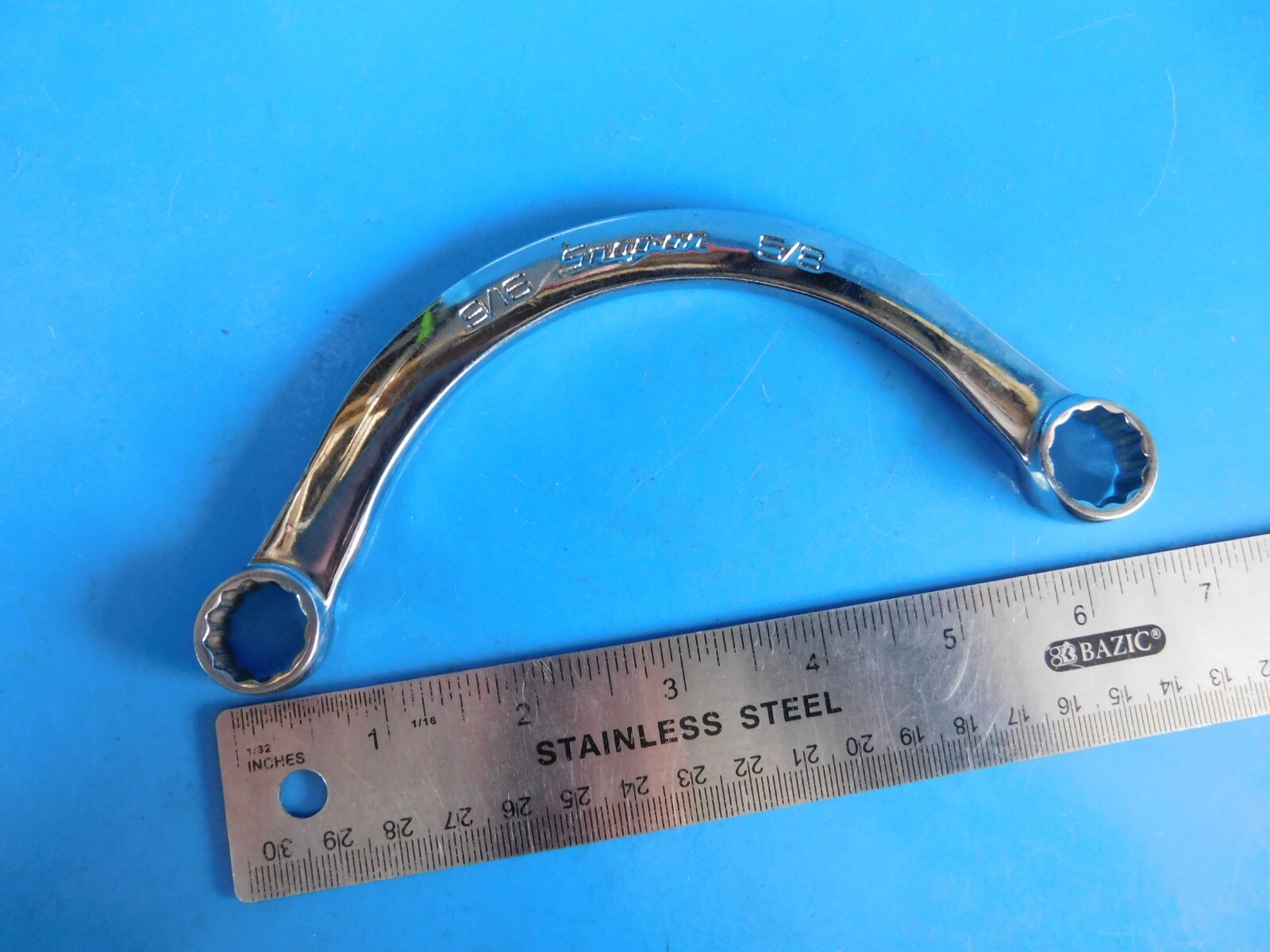 USED, SNAP ON TOOLS » 9/16 IN. X 5/8 IN. » HALF MOON WRENCH, PART #CX1820